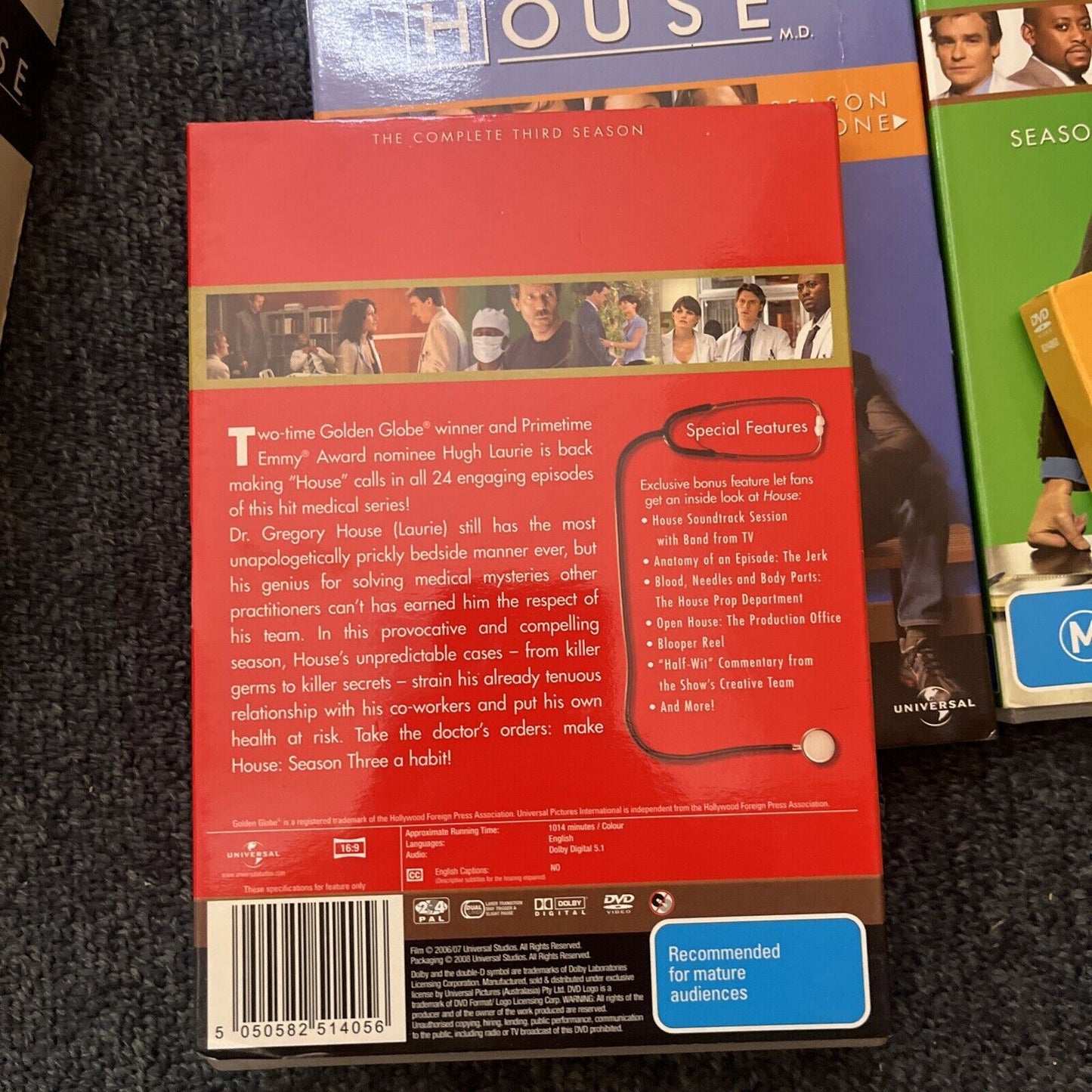 House M.D. : Complete Season 1,2,3,4 With Magnet (DVD, 2006, 22-Disc) Region 4