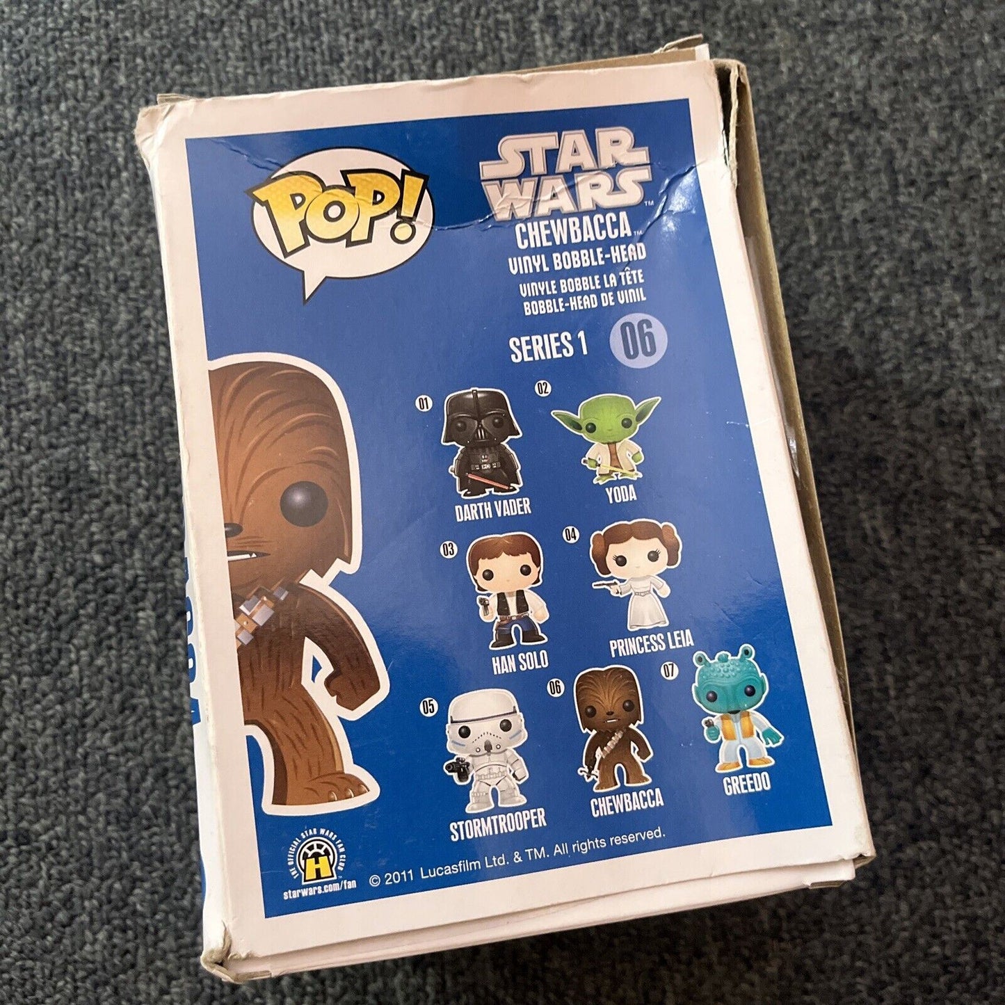 Chewbacca 06 Star Wars Funko Pop!  - Blue Box 2014