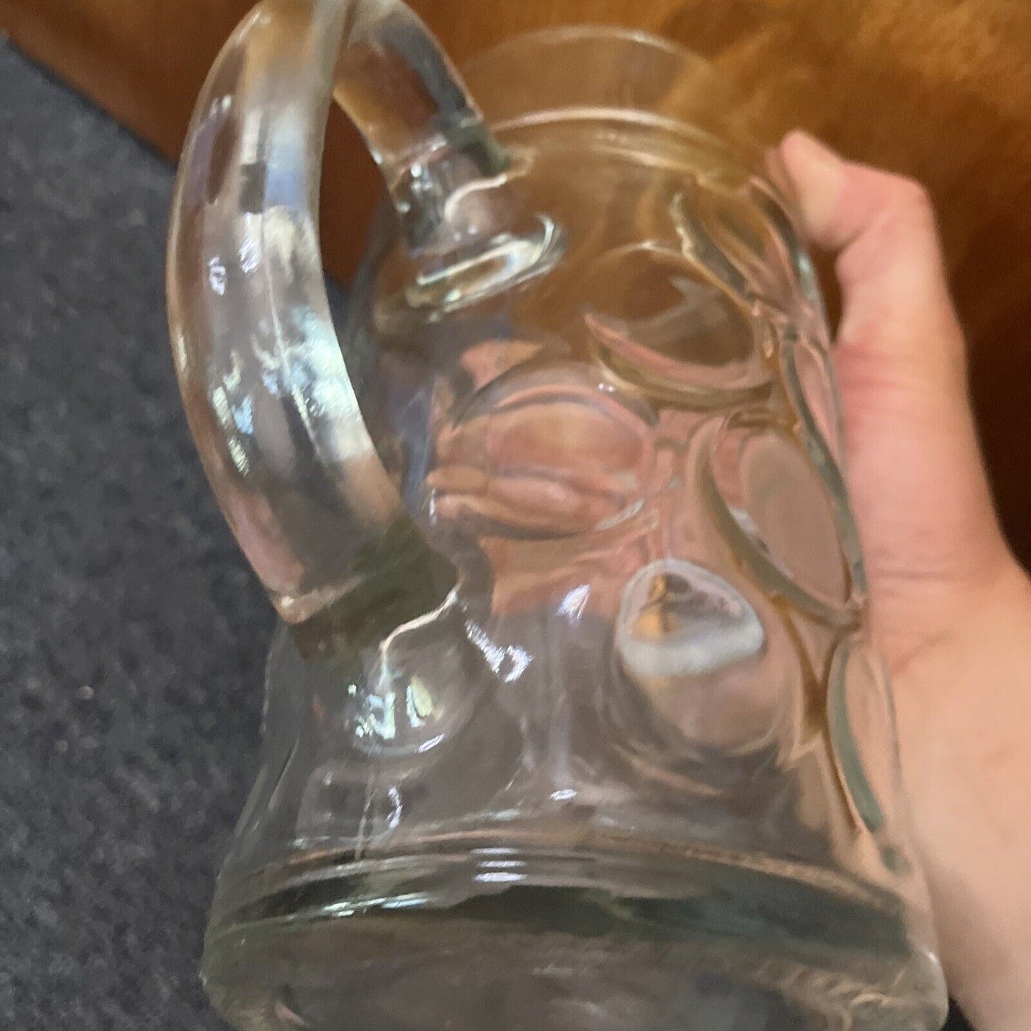 PAULANER MUNCHEN Beer Stein Large Dimpled 1L Glass