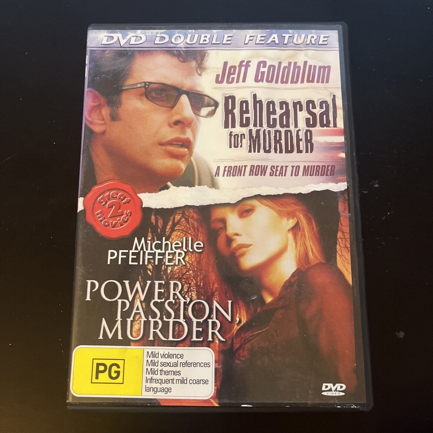Rehearsal for Murder / Power Passion Murder DVD Jeff Goldblum All Regions