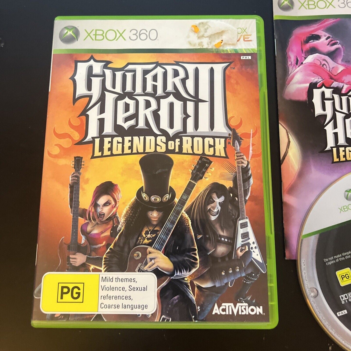 Guitar Hero III: Legends Of Rock - Xbox 360 - Complete with Manual PAL