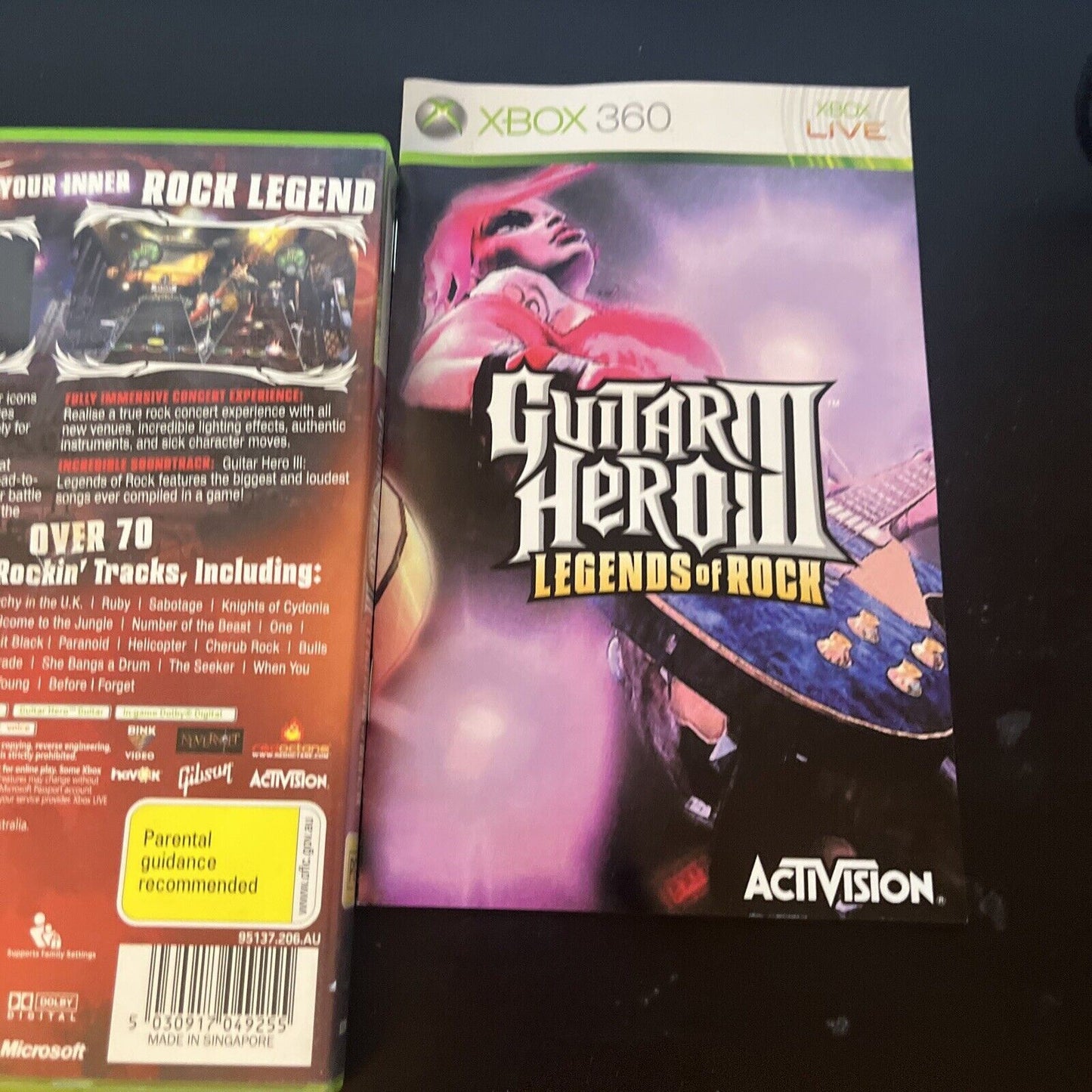 Guitar Hero III: Legends Of Rock - Xbox 360 - Complete with Manual PAL