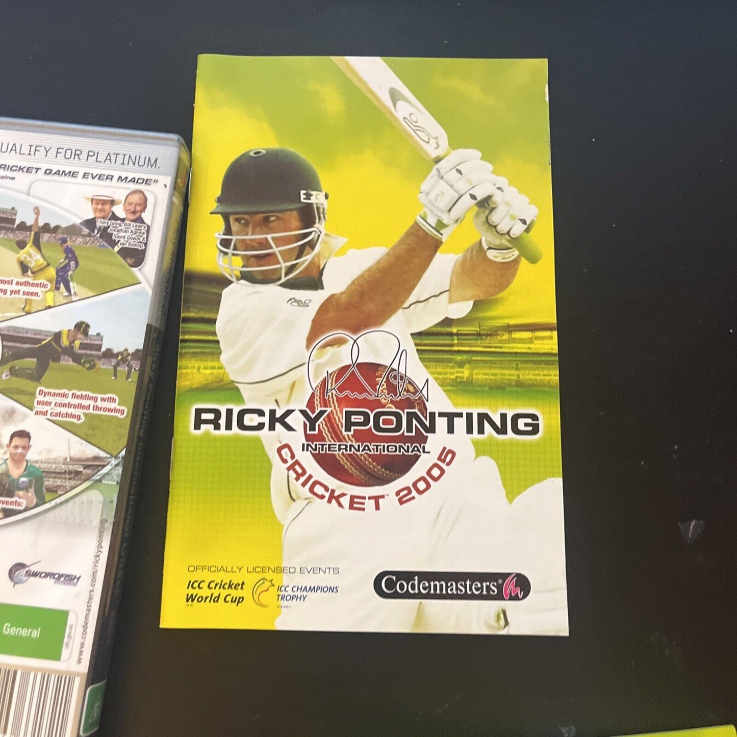 Ricky Ponting International Cricket 2005 Sony PS2 (Platinum) PAL With Manual