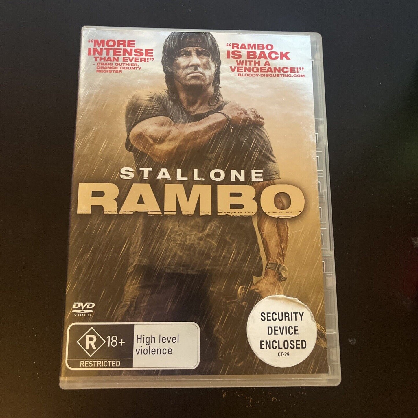 Rambo (DVD, 2007) Sylvester Stallone Region 4