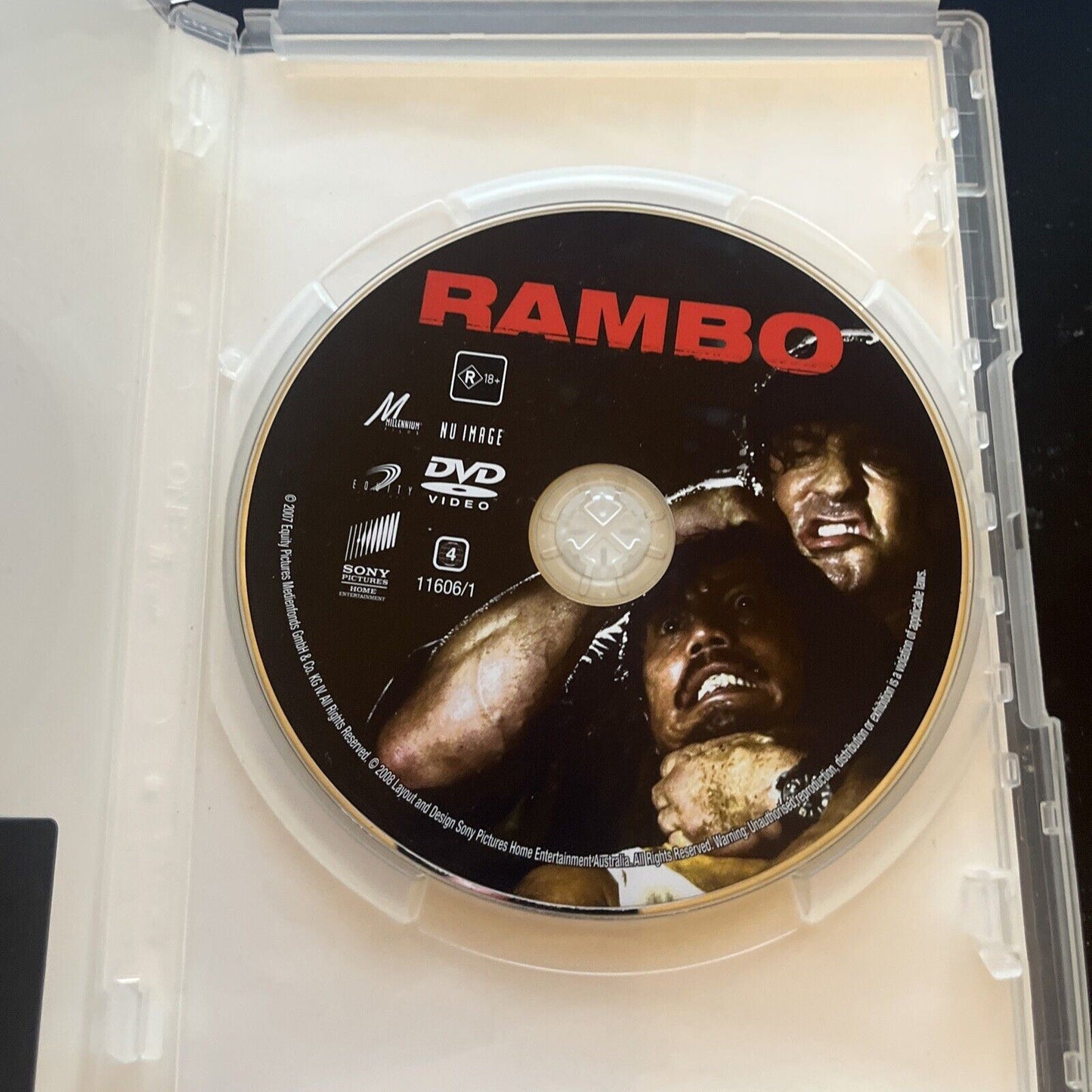 Rambo (DVD, 2007) Sylvester Stallone Region 4