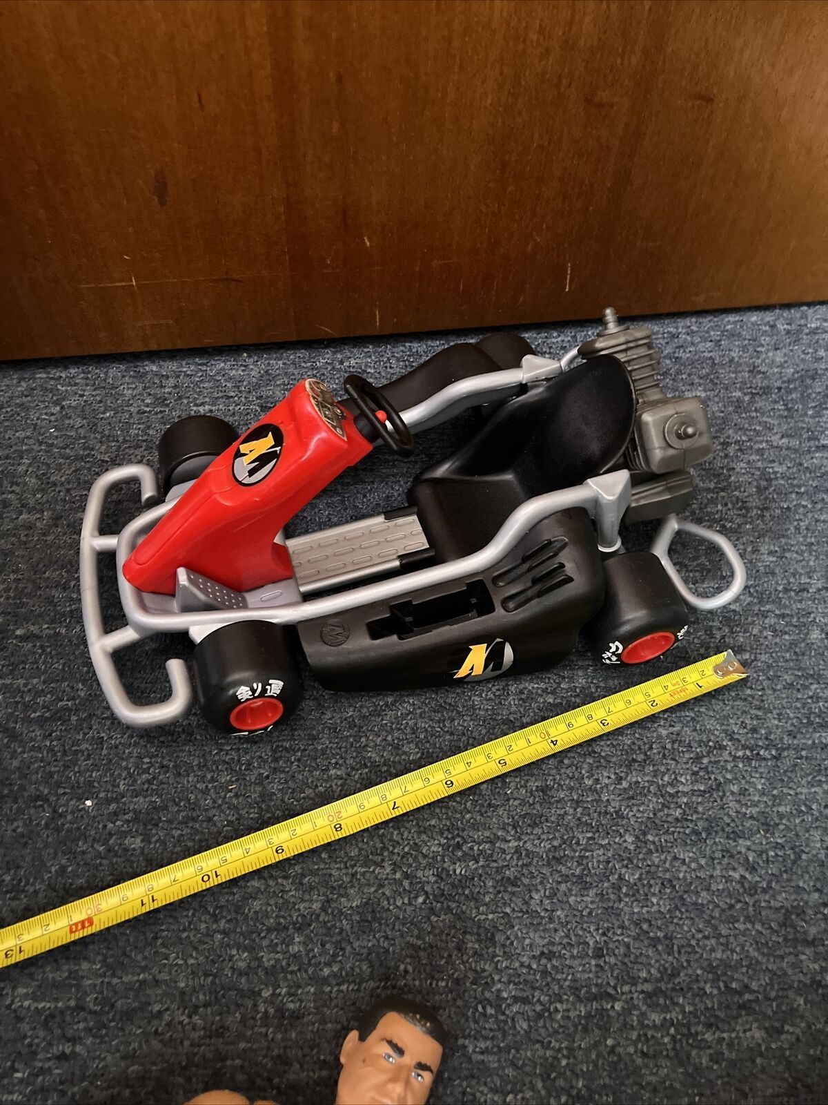 Action Man: Racing Car C-022E 30cm, Motor Bike 44cm 2000 C-078A ,11