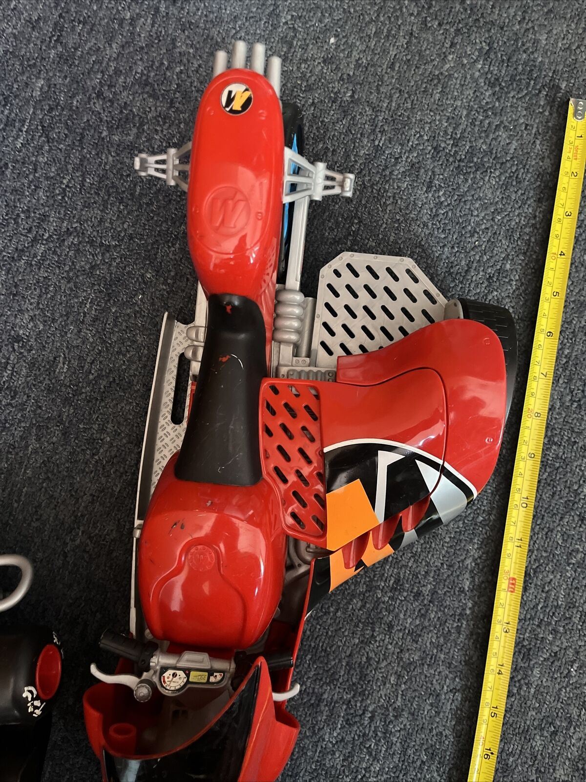 Action Man: Racing Car C-022E 30cm, Motor Bike 44cm 2000 C-078A ,11