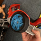 Action Man: Racing Car C-022E 30cm, Motor Bike 44cm 2000 C-078A ,11" figure 1993