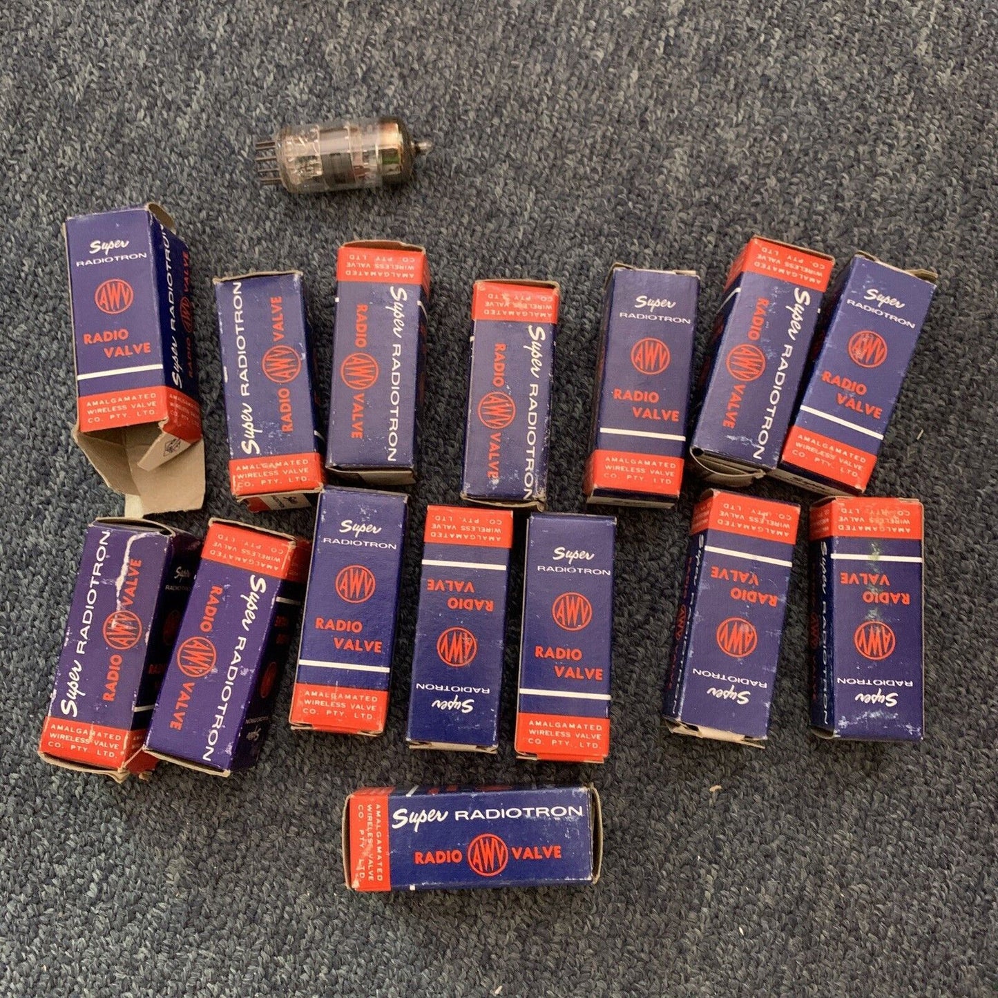 15x Super Radiotron Radio Valve (6x9) Made In Japan