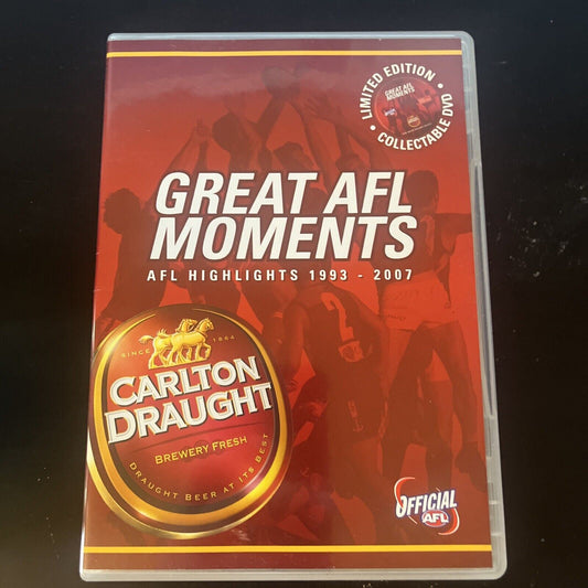 Carlton Draught - Great AFL Moments 1993-2007 DVD All Regions