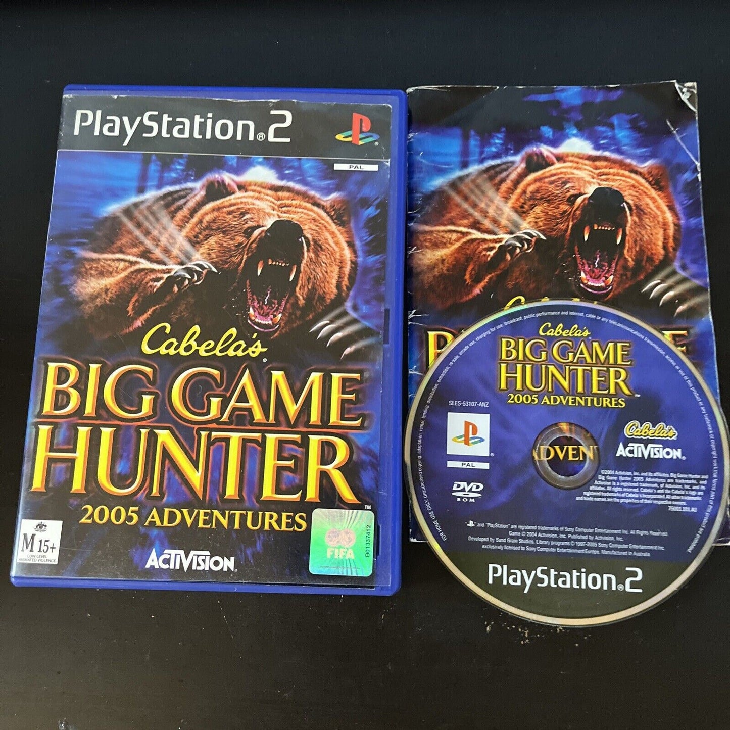 Cabela's Big Game Hunter 2005 Adventures PS2 PAL With Manual