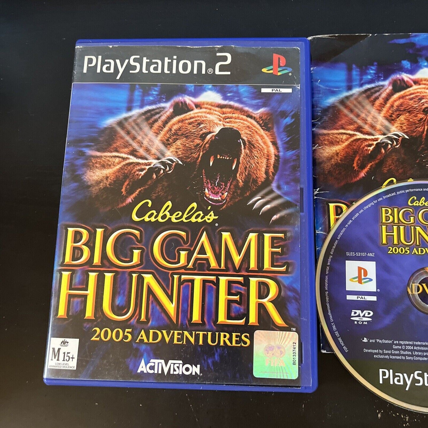 Cabela's Big Game Hunter 2005 Adventures PS2 PAL With Manual