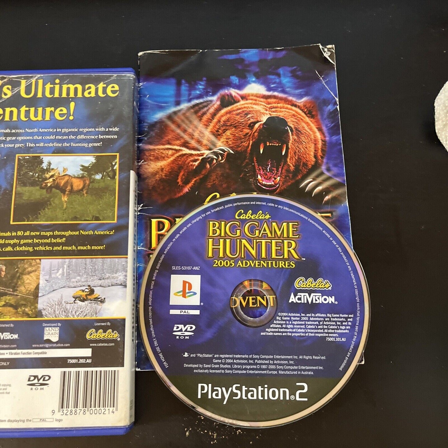 Cabela's Big Game Hunter 2005 Adventures PS2 PAL With Manual