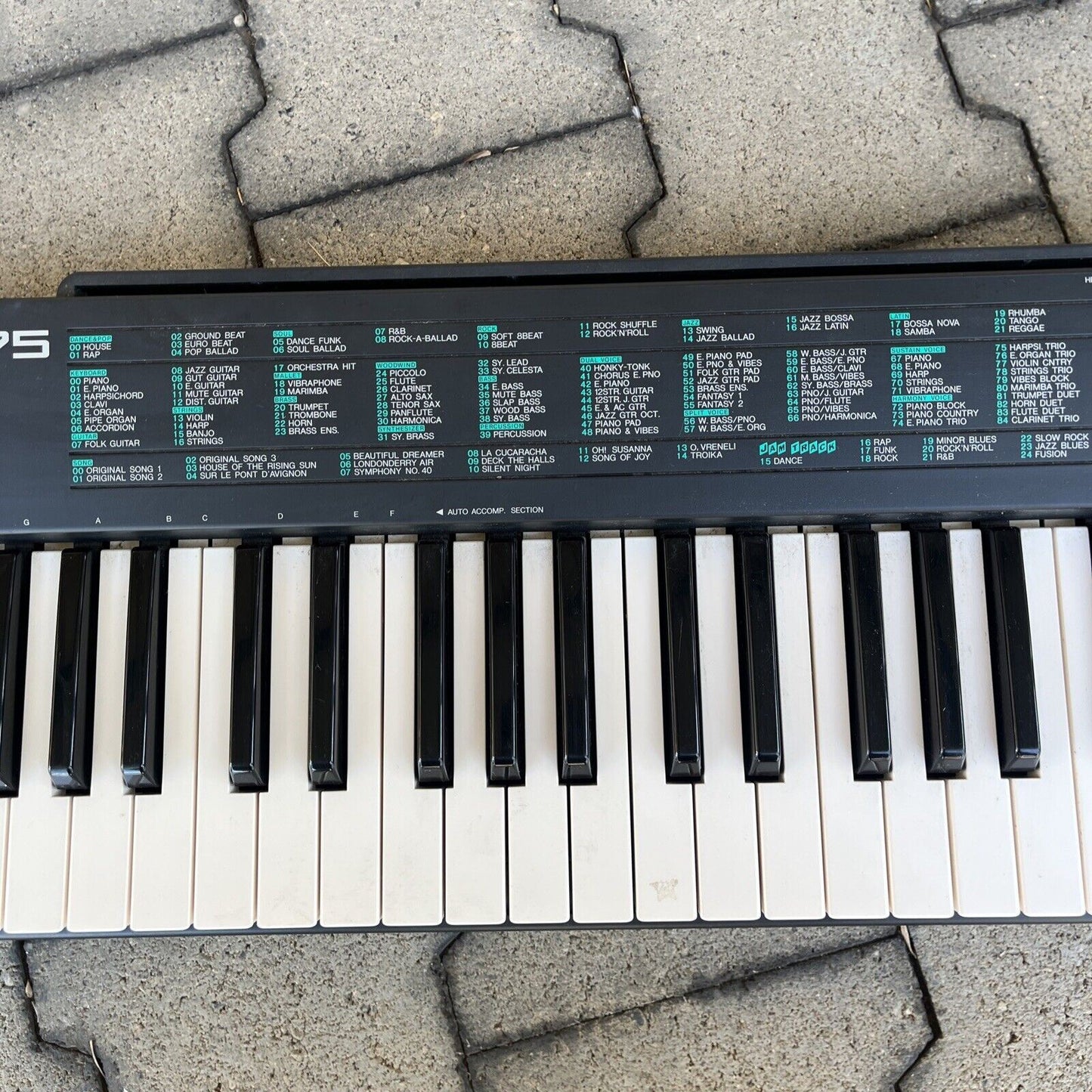 Yamaha PSR-75 Electronic Keyboard *for parts or repair*