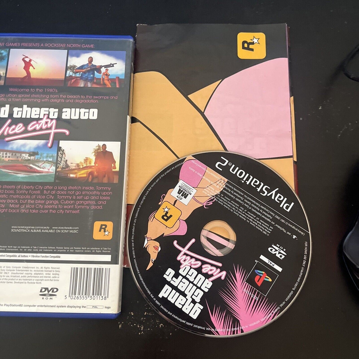 Grand Theft Auto: Vice City for Sony PlayStation 2 PS2 PAL