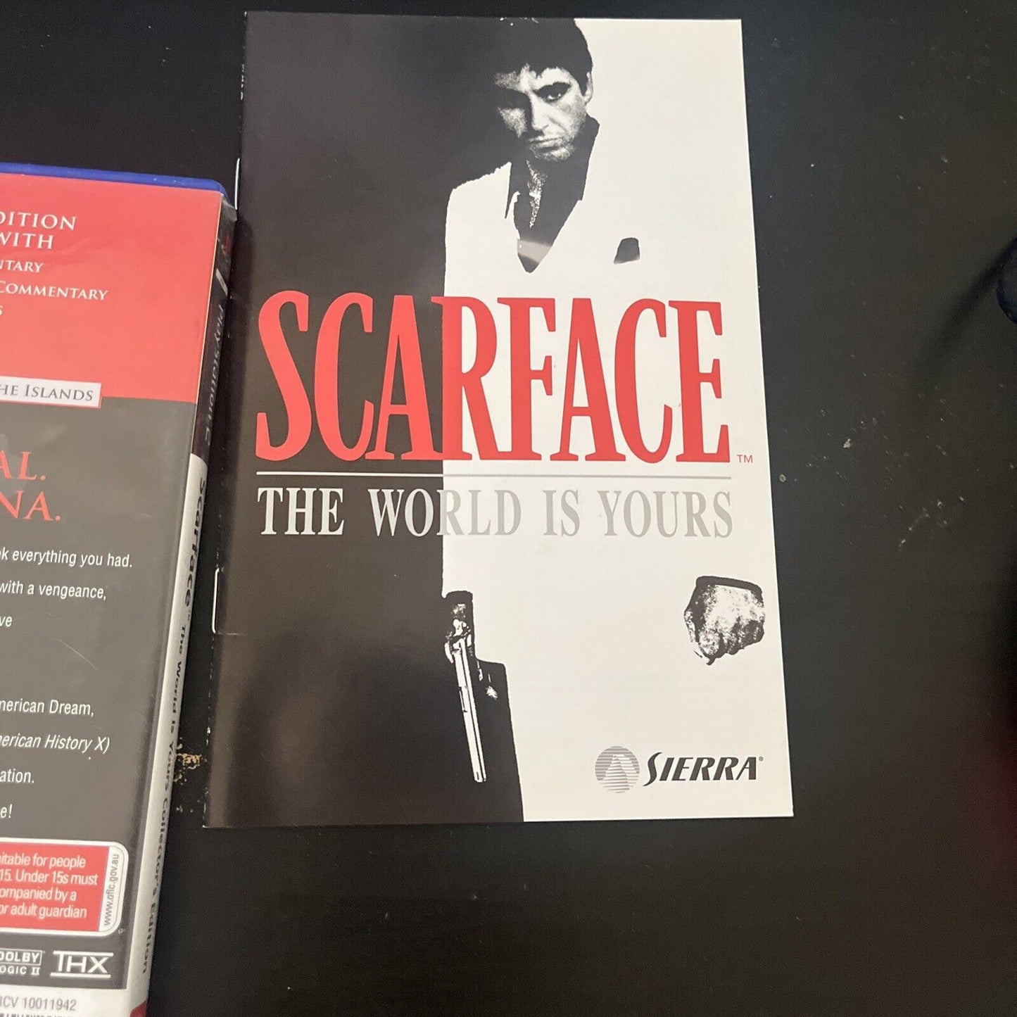 Scarface The World Is Yours Collector Edition Playstation 2 PS2 Manual + Map PAL