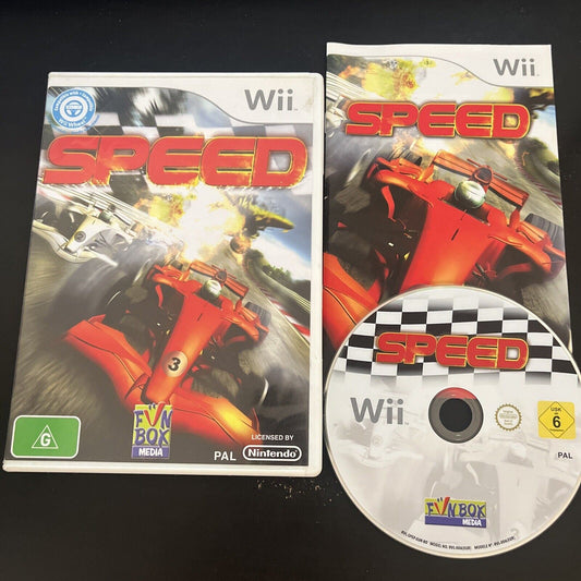 Speed Nintendo Wii PAL With Manual