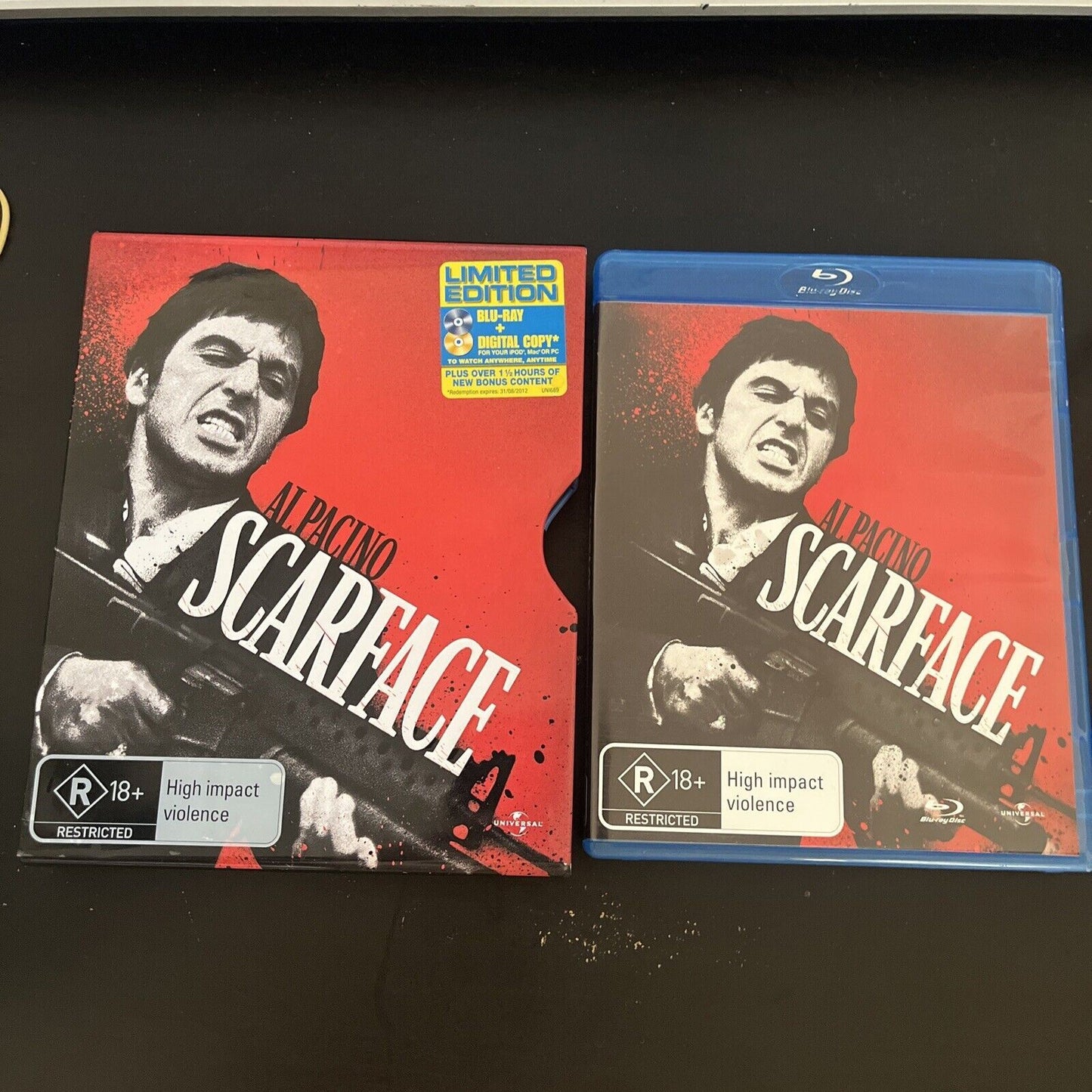 Scarface - Limited Edition Steelbook (Blu-ray, 1983) Al Pacino, Region B