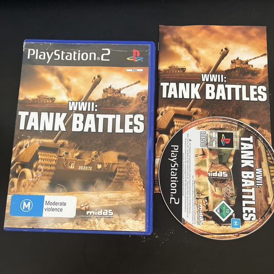 WWII Tank Battles PS2 PAL With Manual