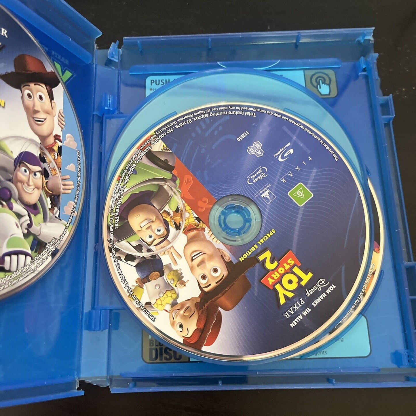 The Complete Toy Story Collection Toy Story 1,2,3 (Bluray, 4-Disc) All Regions