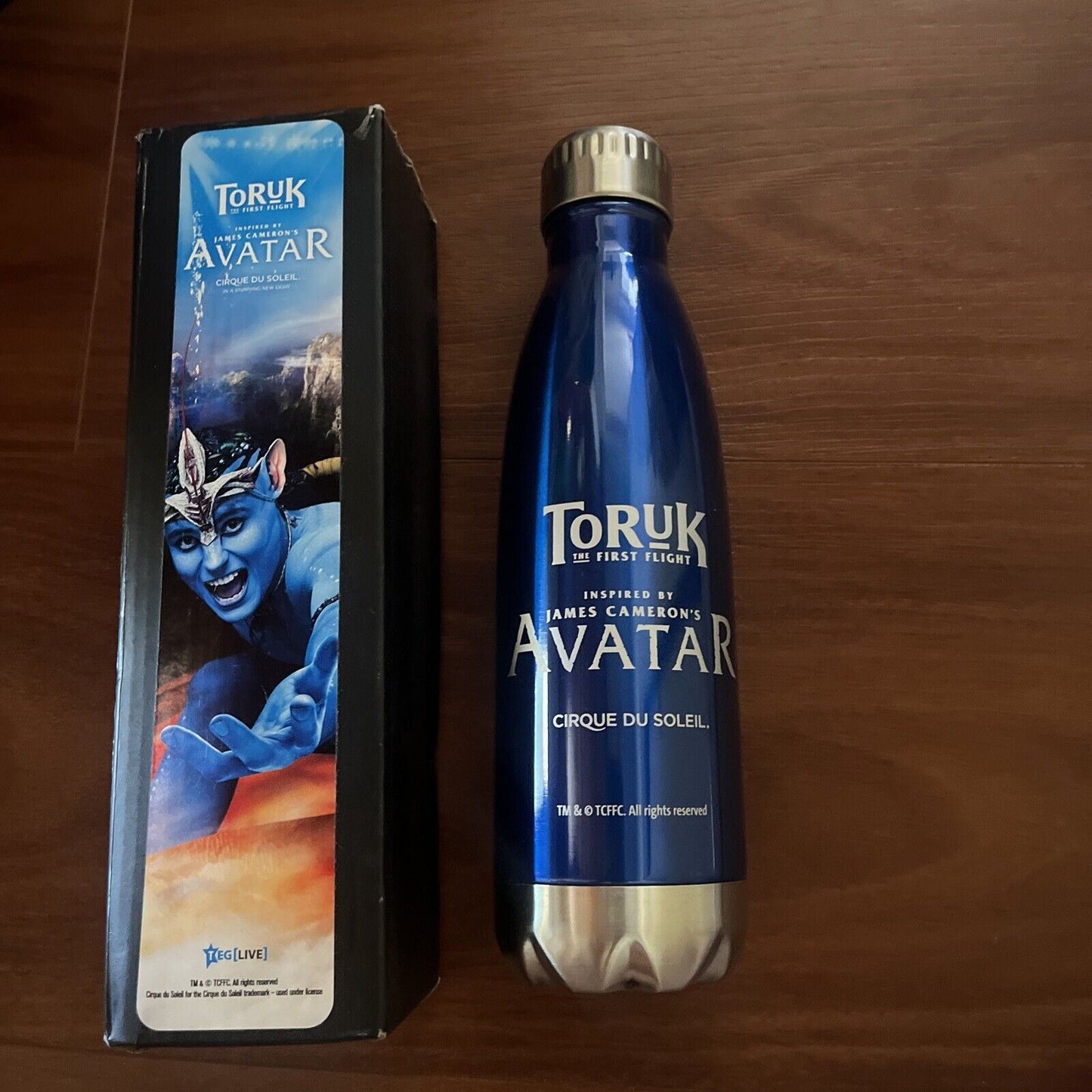 *New* Toruk The First Flight Avatar Cirque Du Soleil Metal Flask