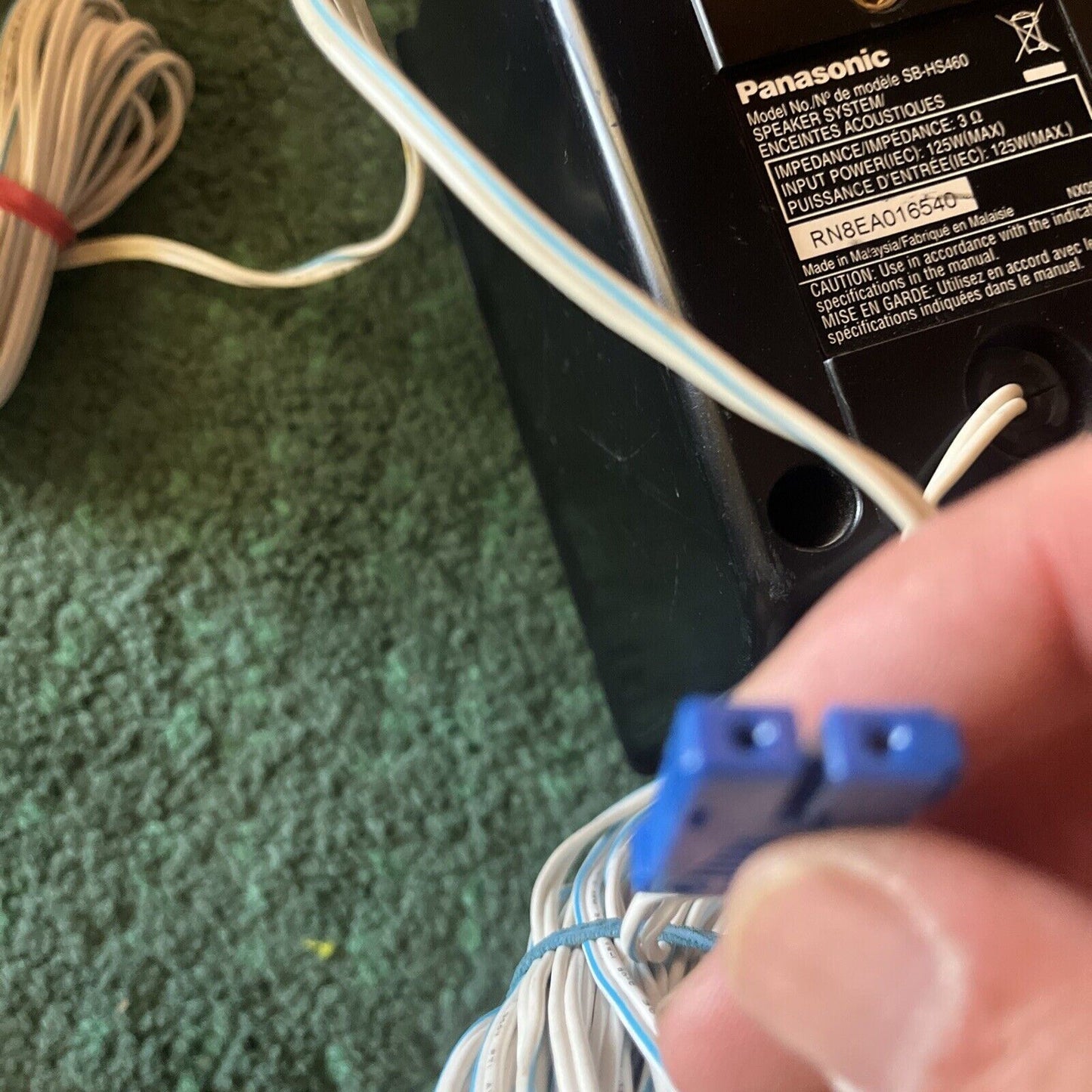 5x Panasonic Speakers (1x SB-HC460 2x SB-HF460 2x SB-HS460)