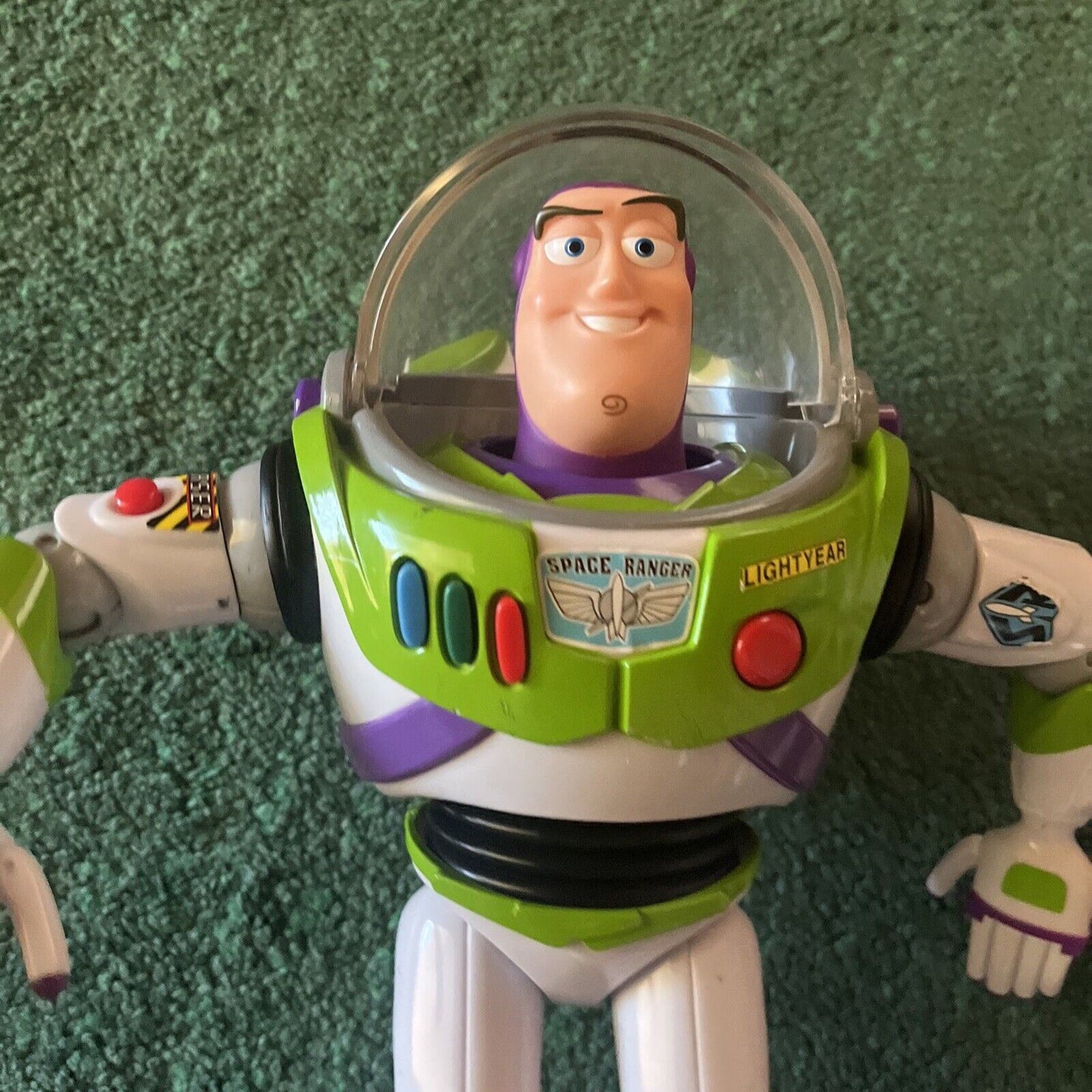 2x Buzz Lightyear Disney Pixar Toy Story Retractable Wings 12"