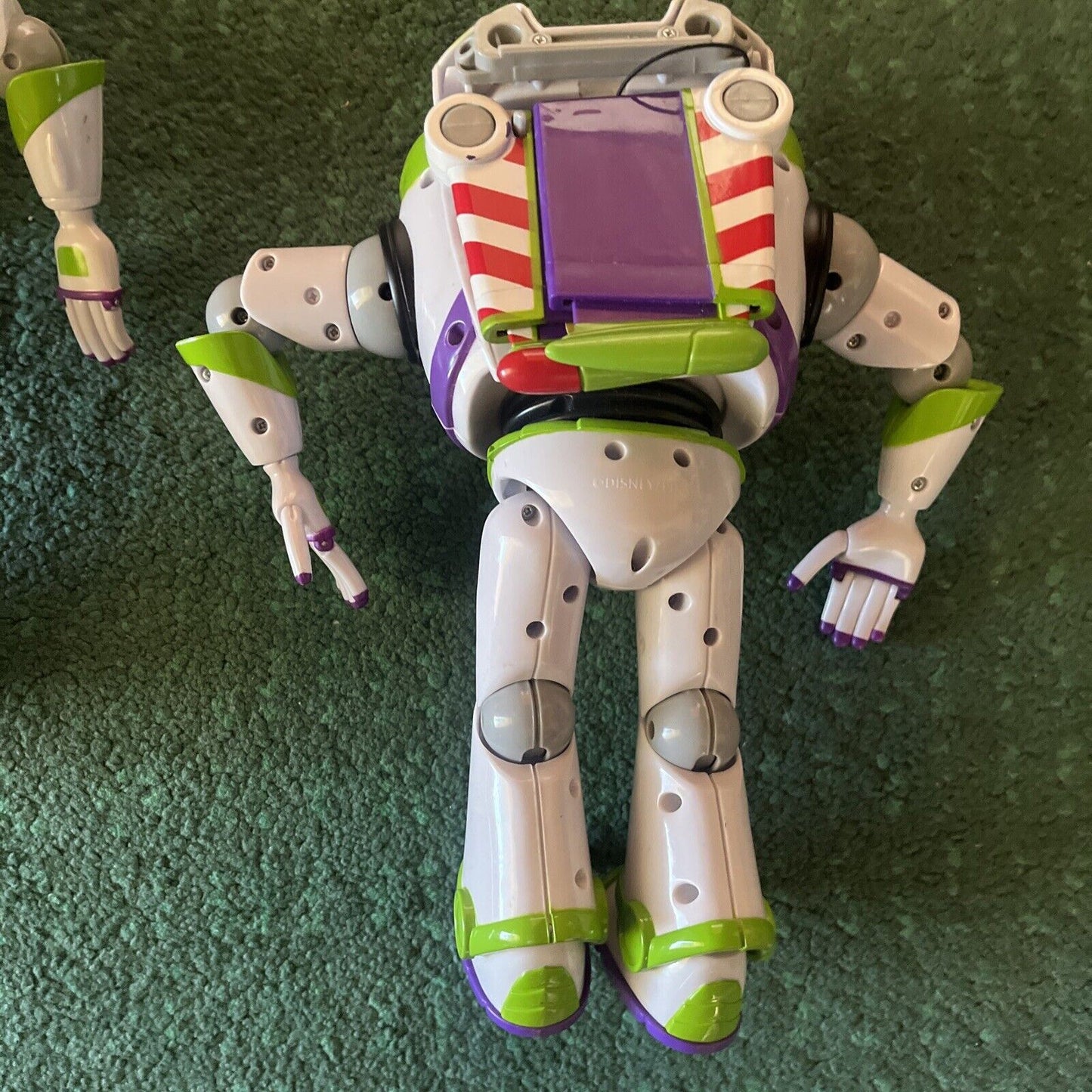 2x Buzz Lightyear Disney Pixar Toy Story Retractable Wings 12"