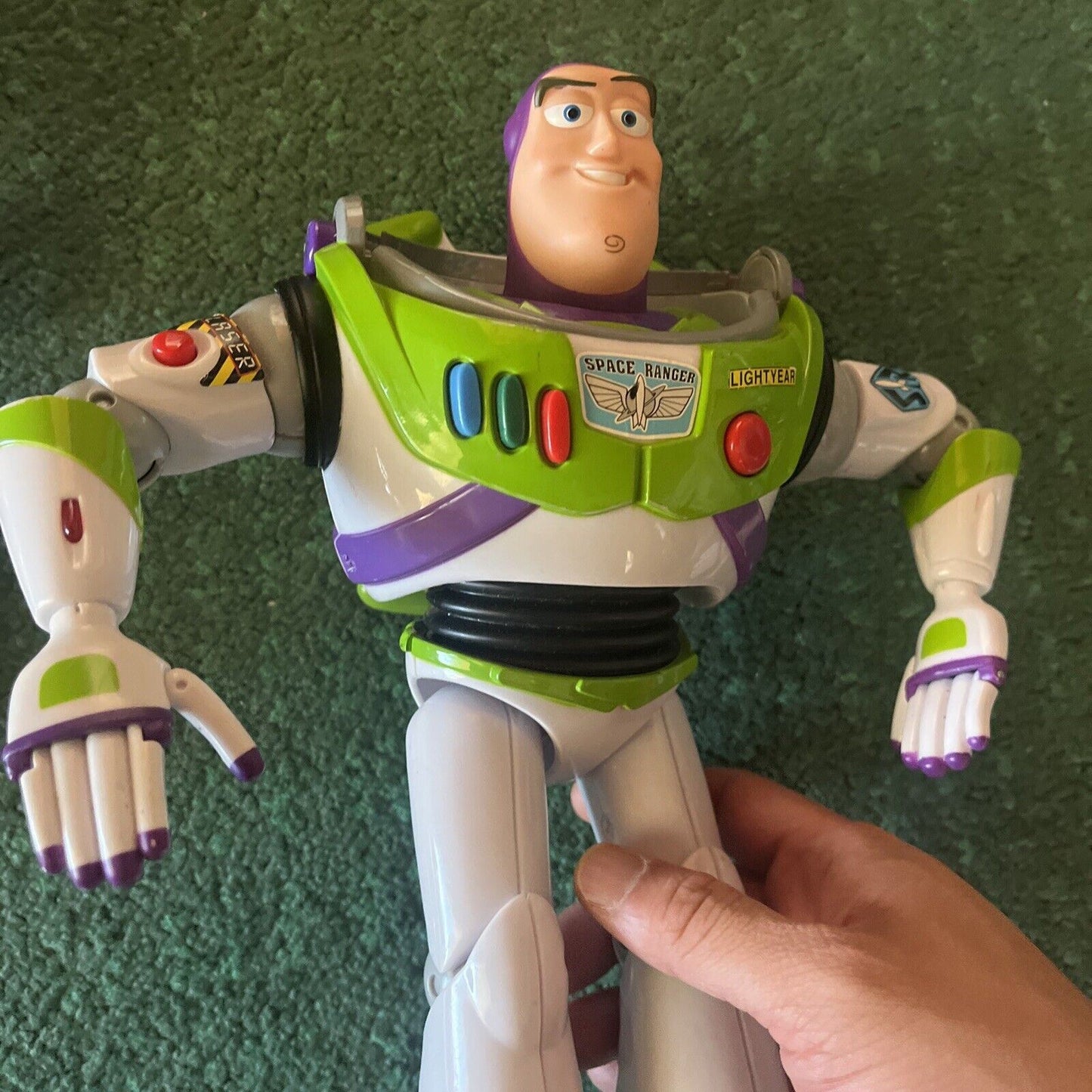 2x Buzz Lightyear Disney Pixar Toy Story Retractable Wings 12"