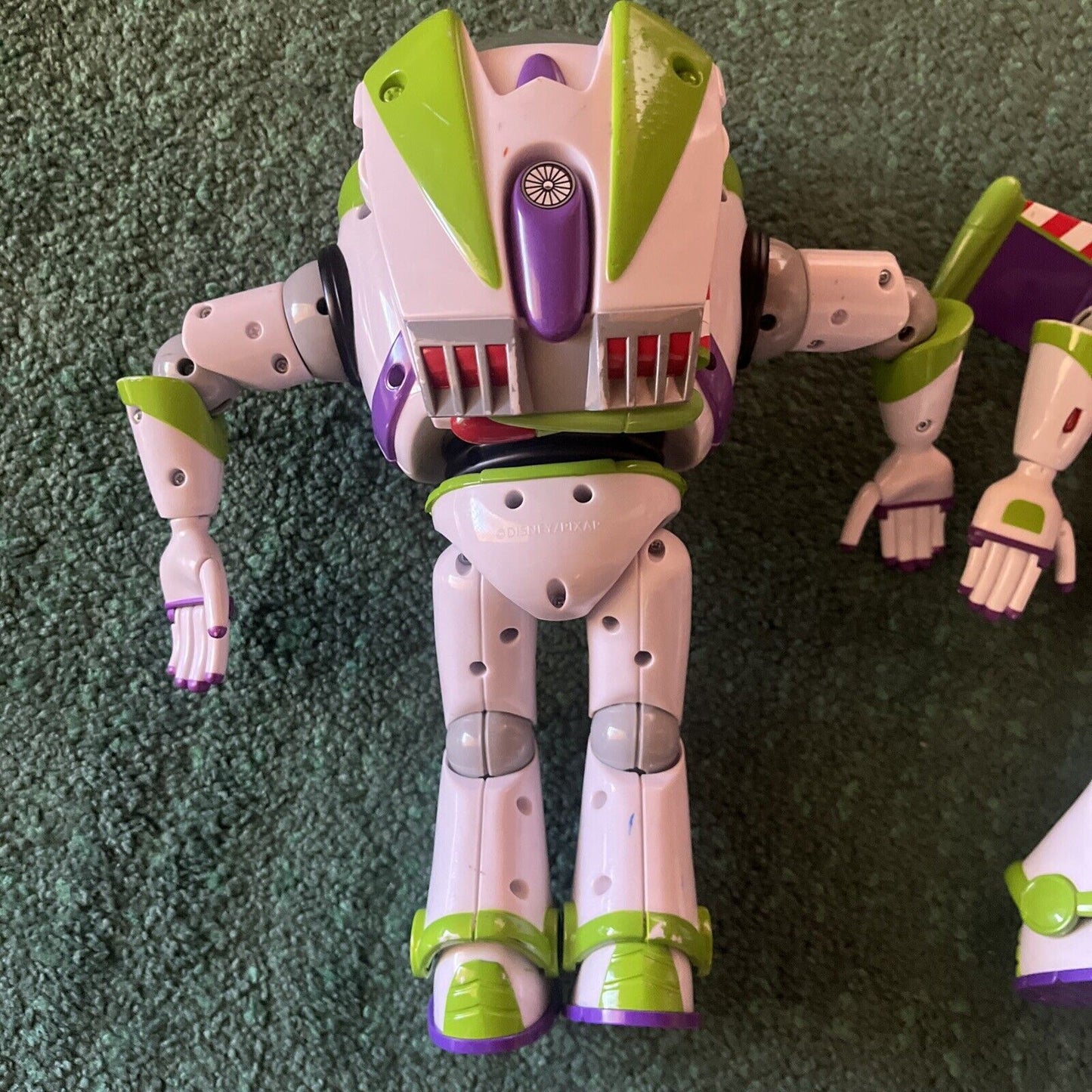 2x Buzz Lightyear Disney Pixar Toy Story Retractable Wings 12"