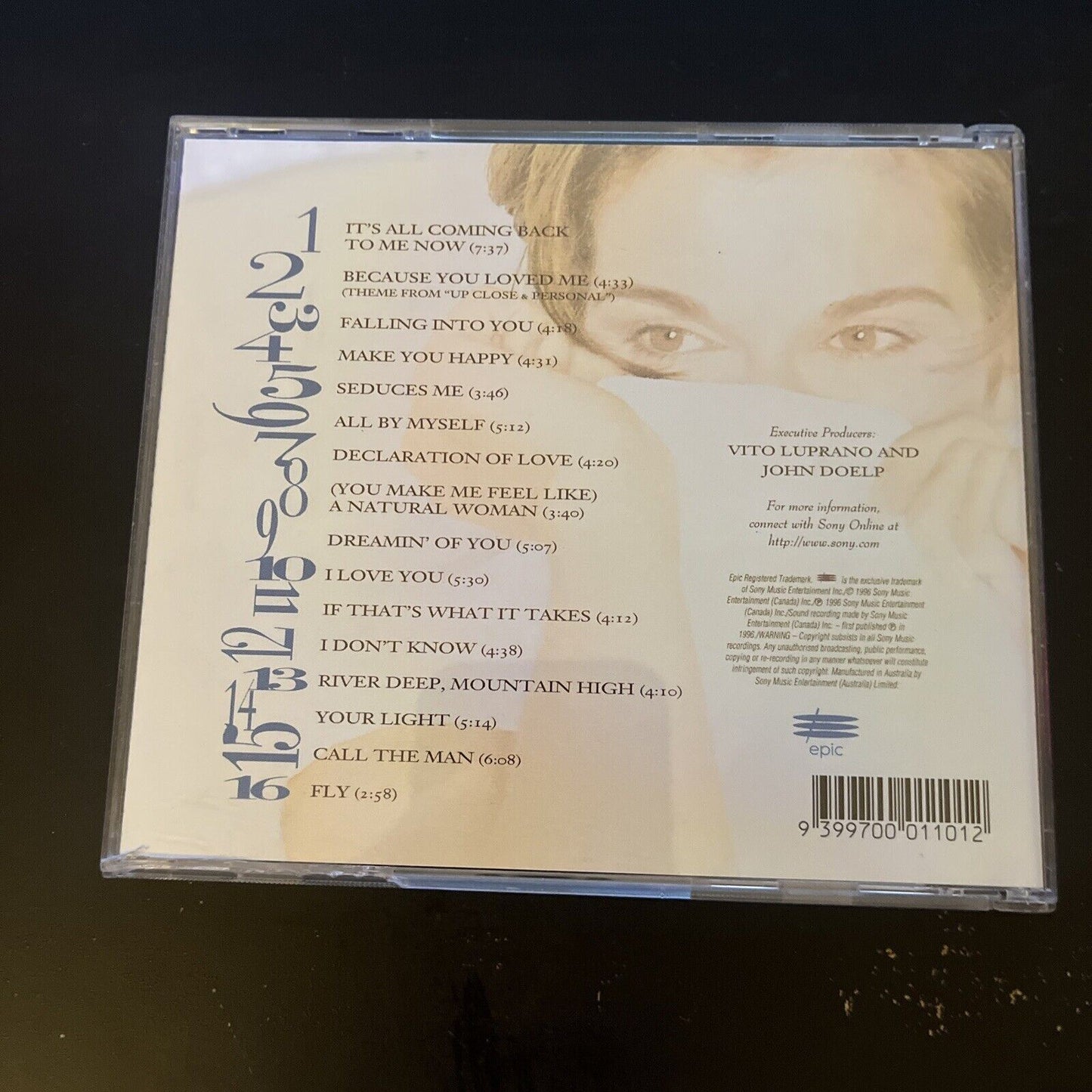 Celine Dion - Falling Into You  (CD, 1996)