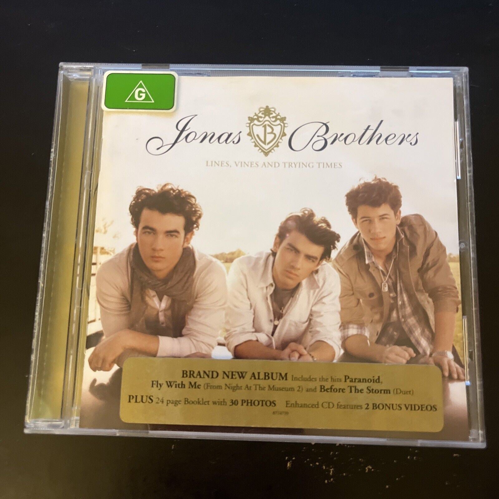 Jonas Brothers Lines, Vines and Trying Times (CD, 2009) Retro Unit
