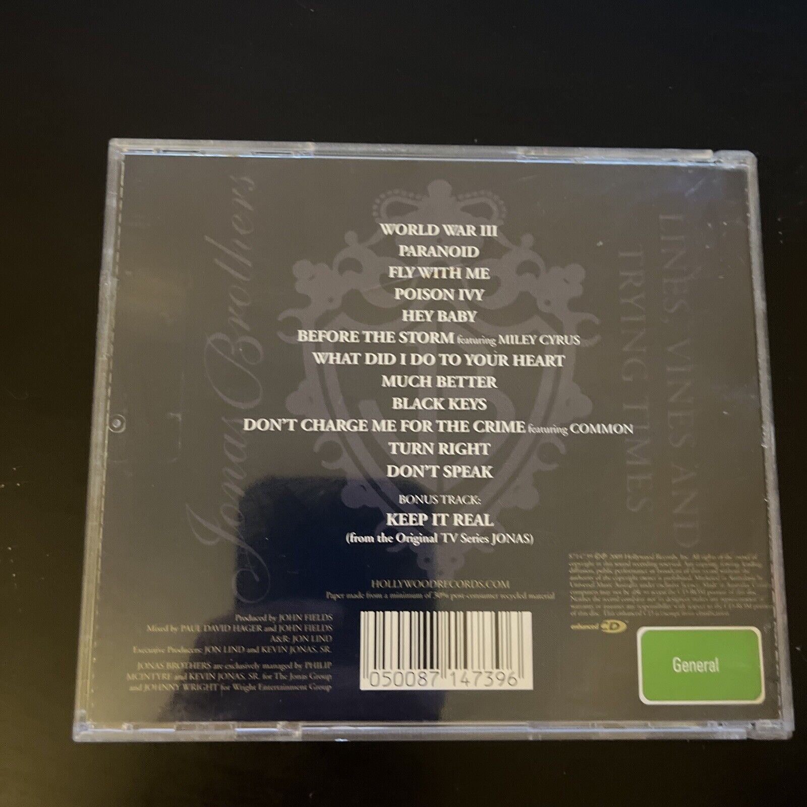 Jonas Brothers Lines, Vines and Trying Times (CD, 2009) Retro Unit