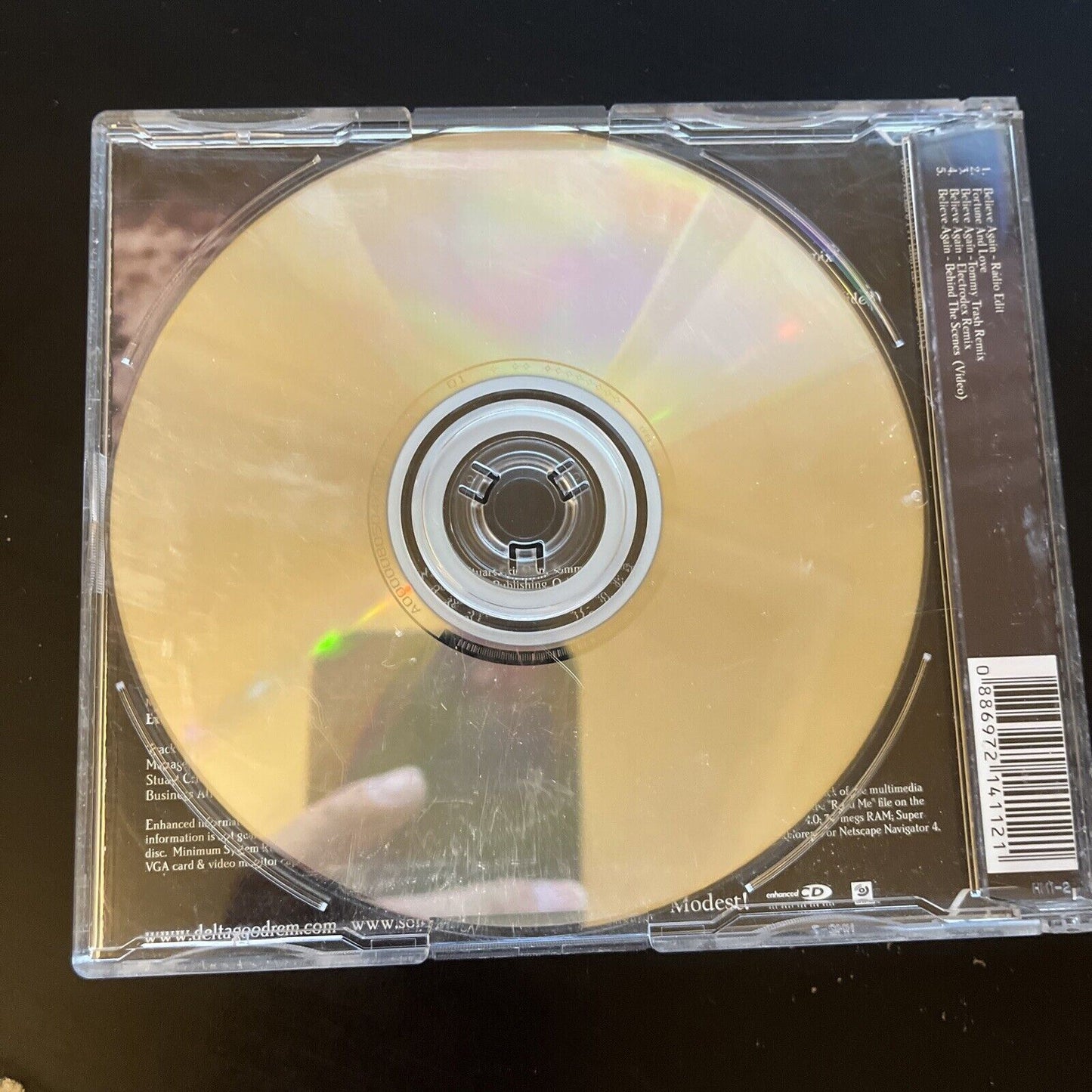 Delta Goodrem - Believe Again (CD, 2007) Single