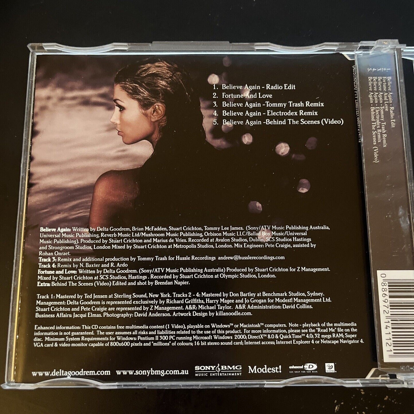 Delta Goodrem - Believe Again (CD, 2007) Single