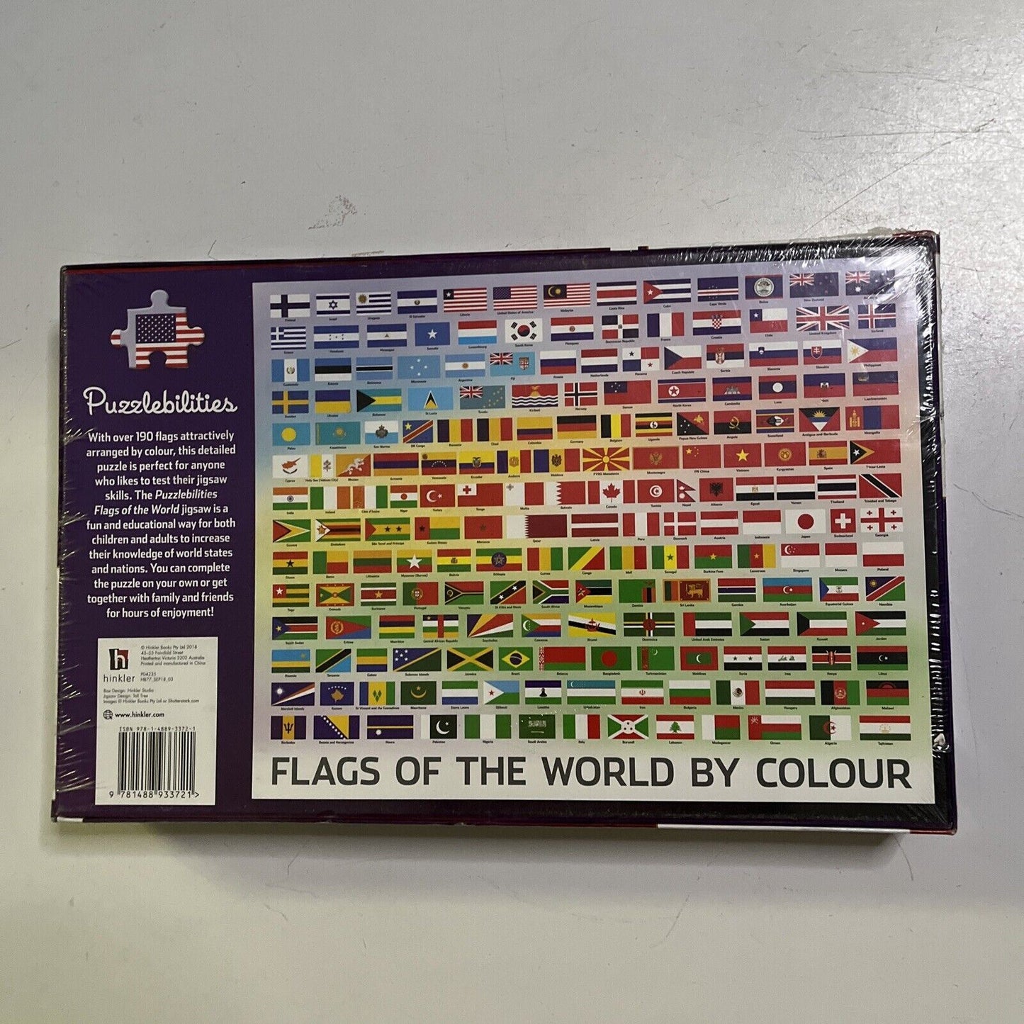 *New Sealed* Flags of the World Puzzlebilities 500 Piece Jigsaw Puzzle