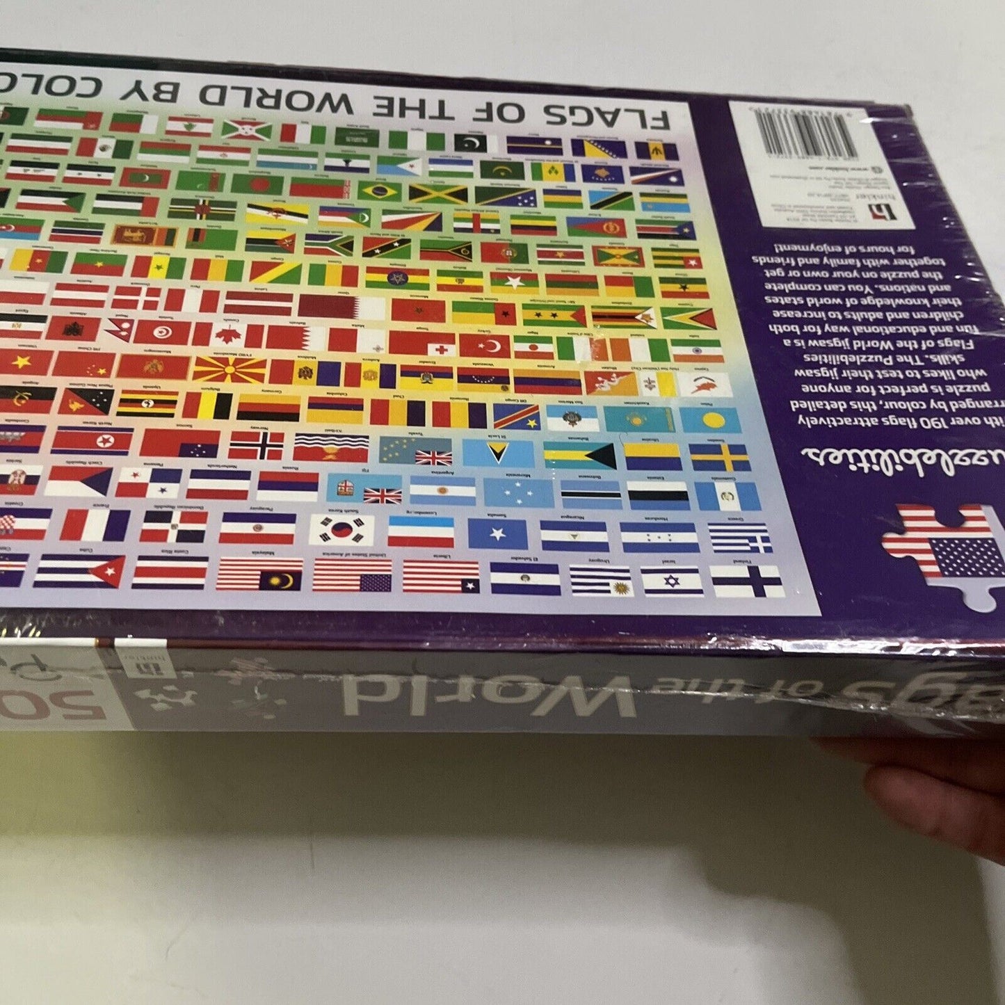 *New Sealed* Flags of the World Puzzlebilities 500 Piece Jigsaw Puzzle