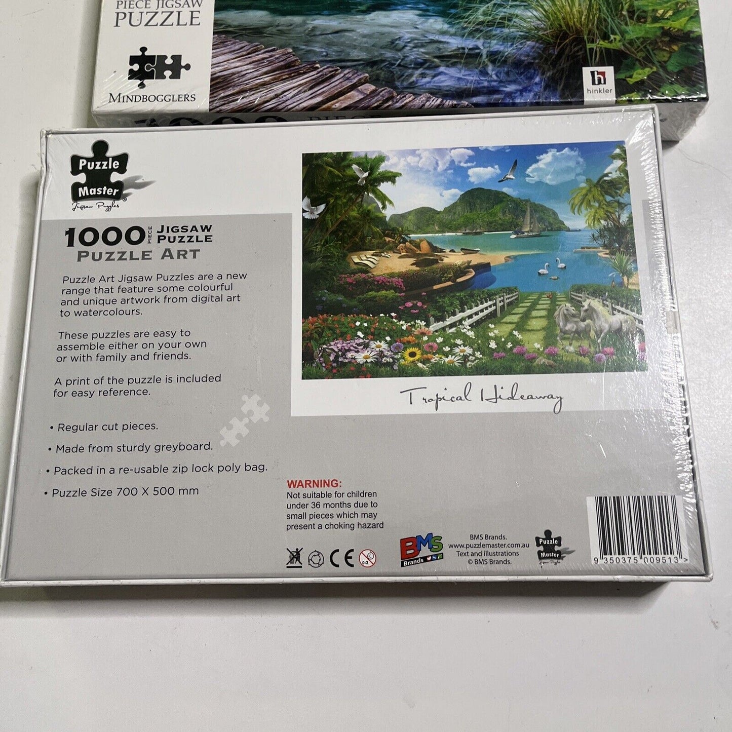 *New Sealed* Plitvice Lakes, Croatia & Tropical Hideaway 1000pcs Puzzle Jigsaw