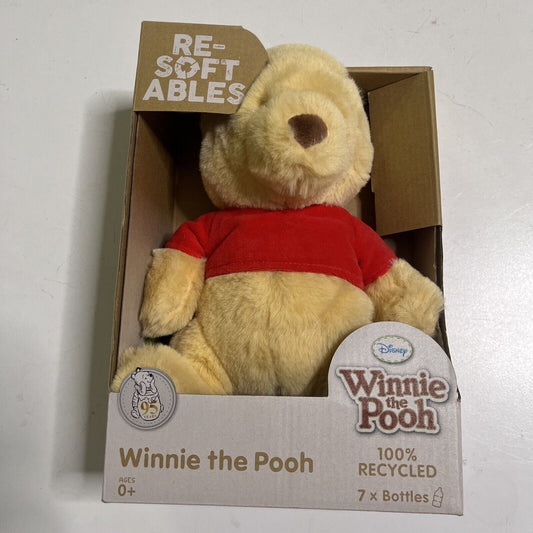*New* Disney Winnie the Pooh Resoftables 10inch Plush - 100% Recycled