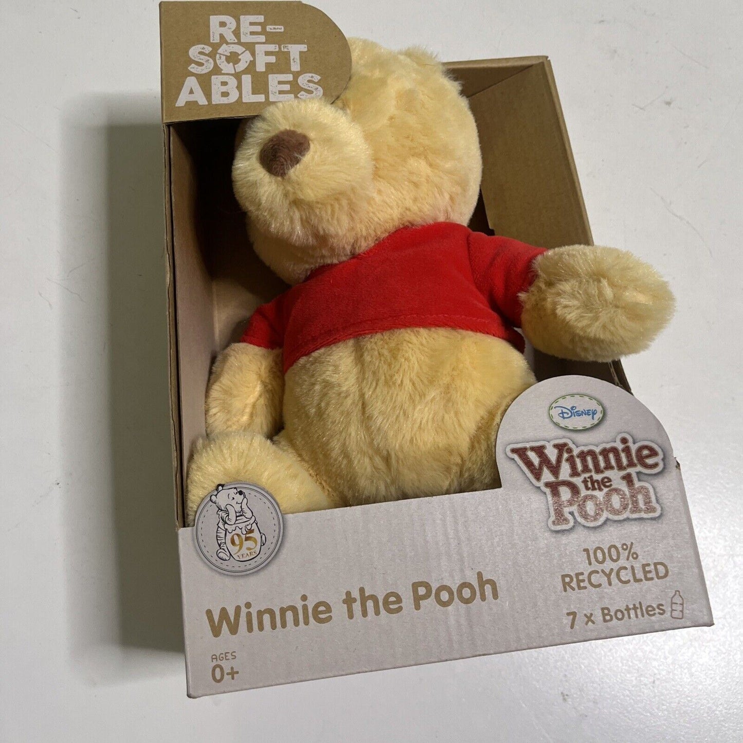 *New* Disney Winnie the Pooh Resoftables 10inch Plush - 100% Recycled