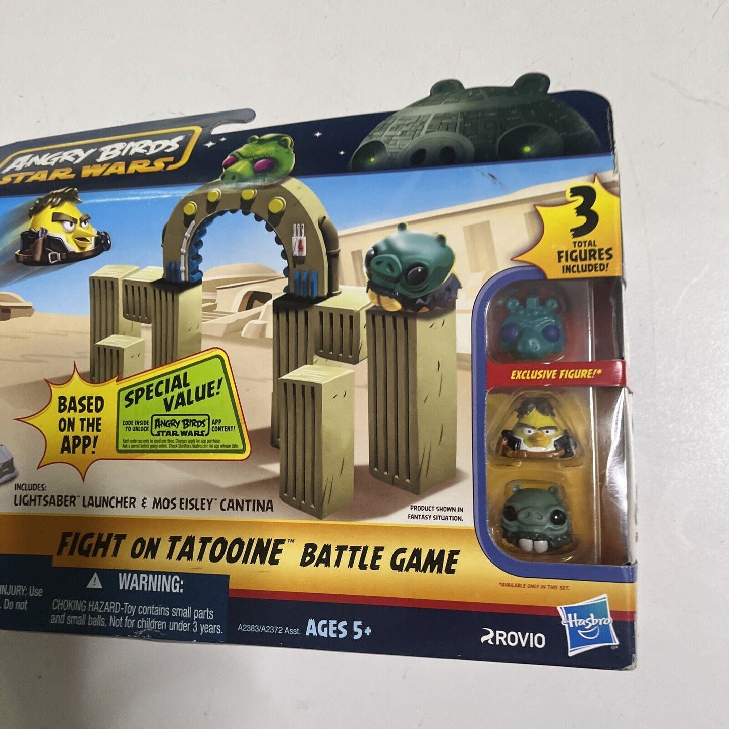 Angry Birds Star Wars Fight On Tatooine Battle Game 2012 Hasbro