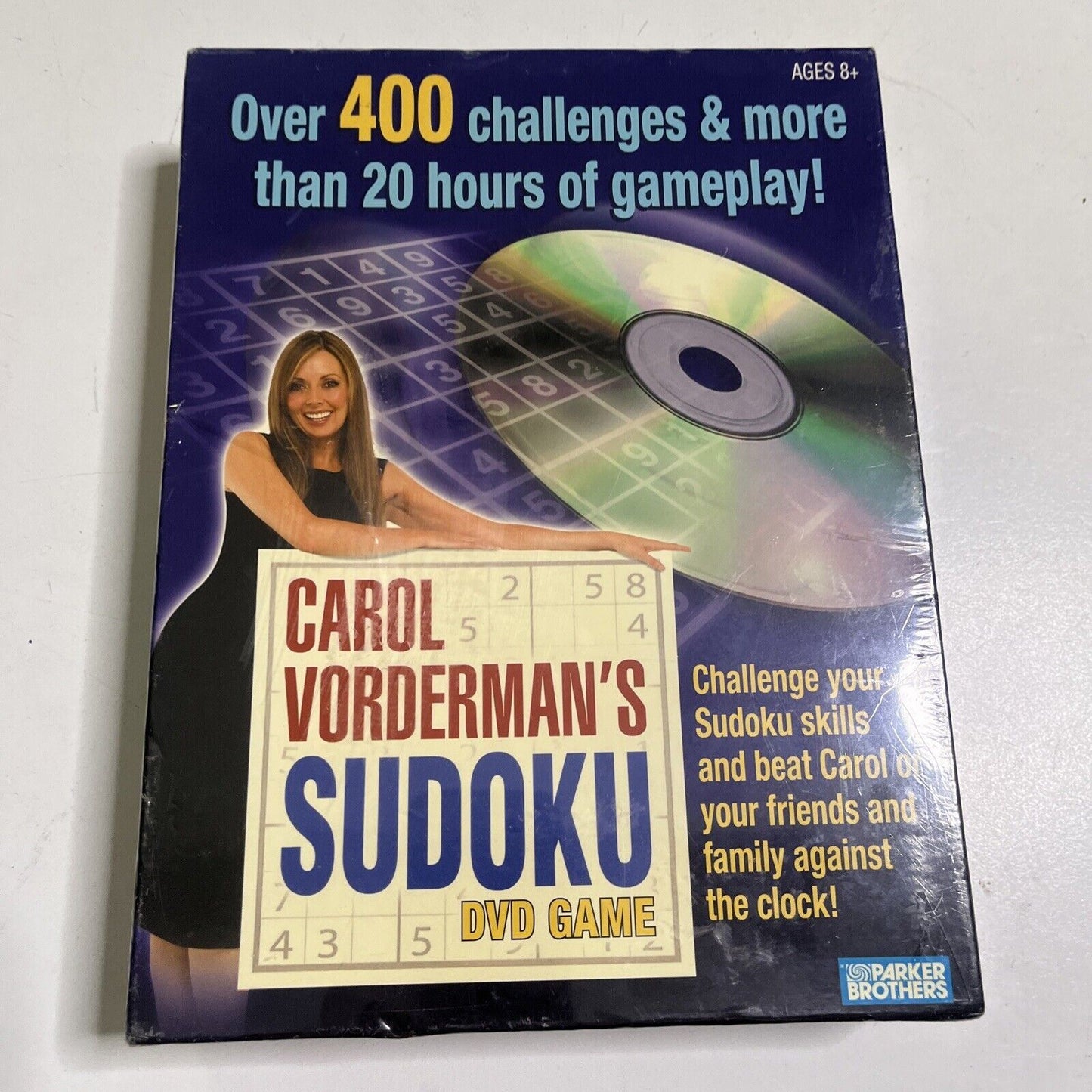 *New Sealed* Carol Vorderman's Sudoku DVD Game Parker Brothers 2005 Region 4