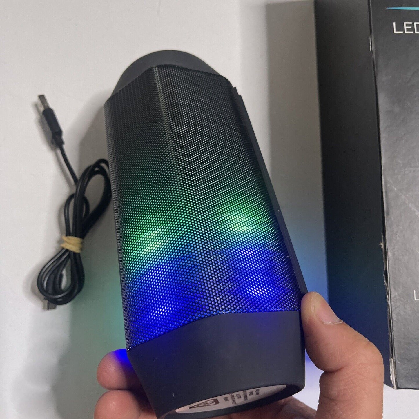 Power Pulse LED Wireless Bluetooth Speaker