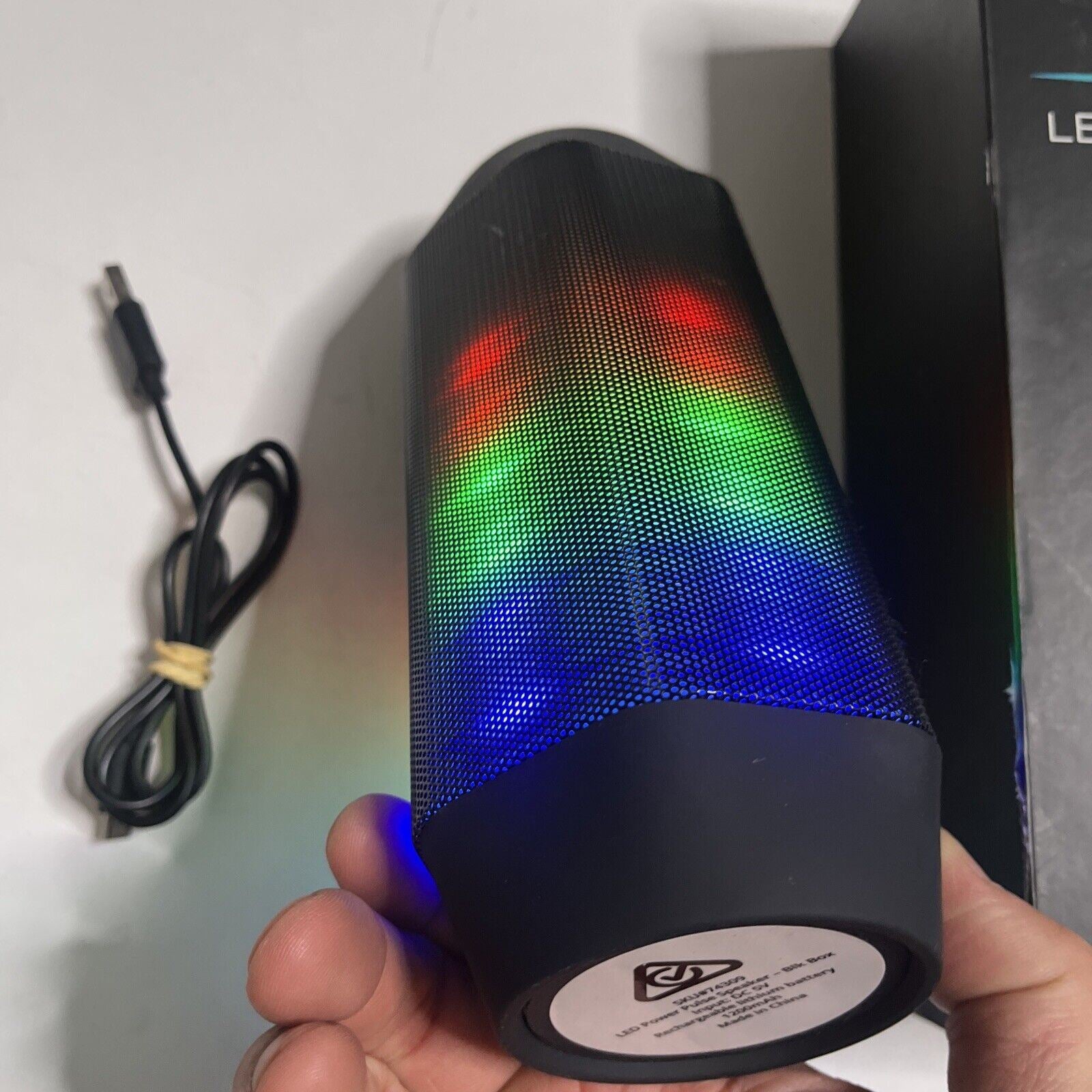 Power pulse led bluetooth 2024 speaker