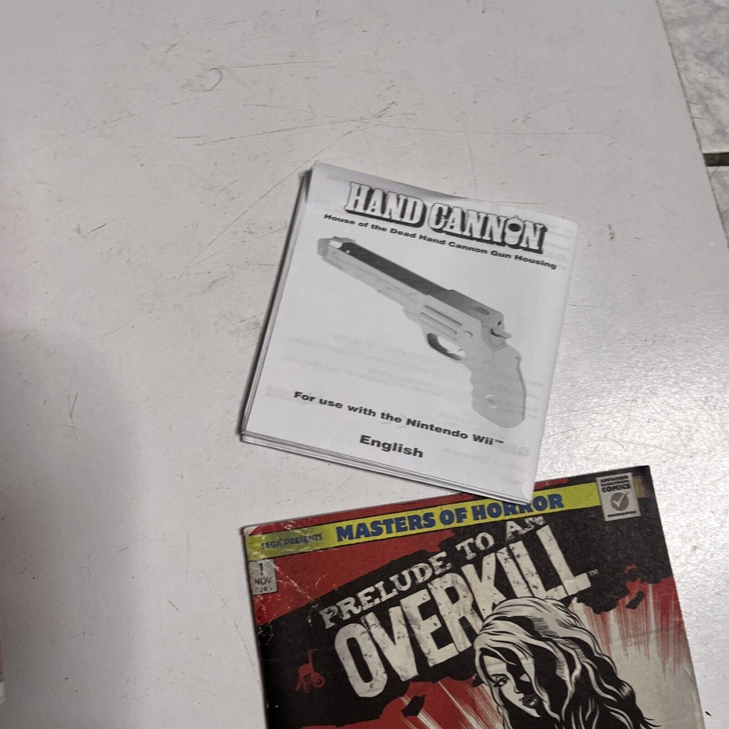 The House Of The Dead - Overkill Bang Bang Box Nintendo Wii 2x Guns PAL & Novel