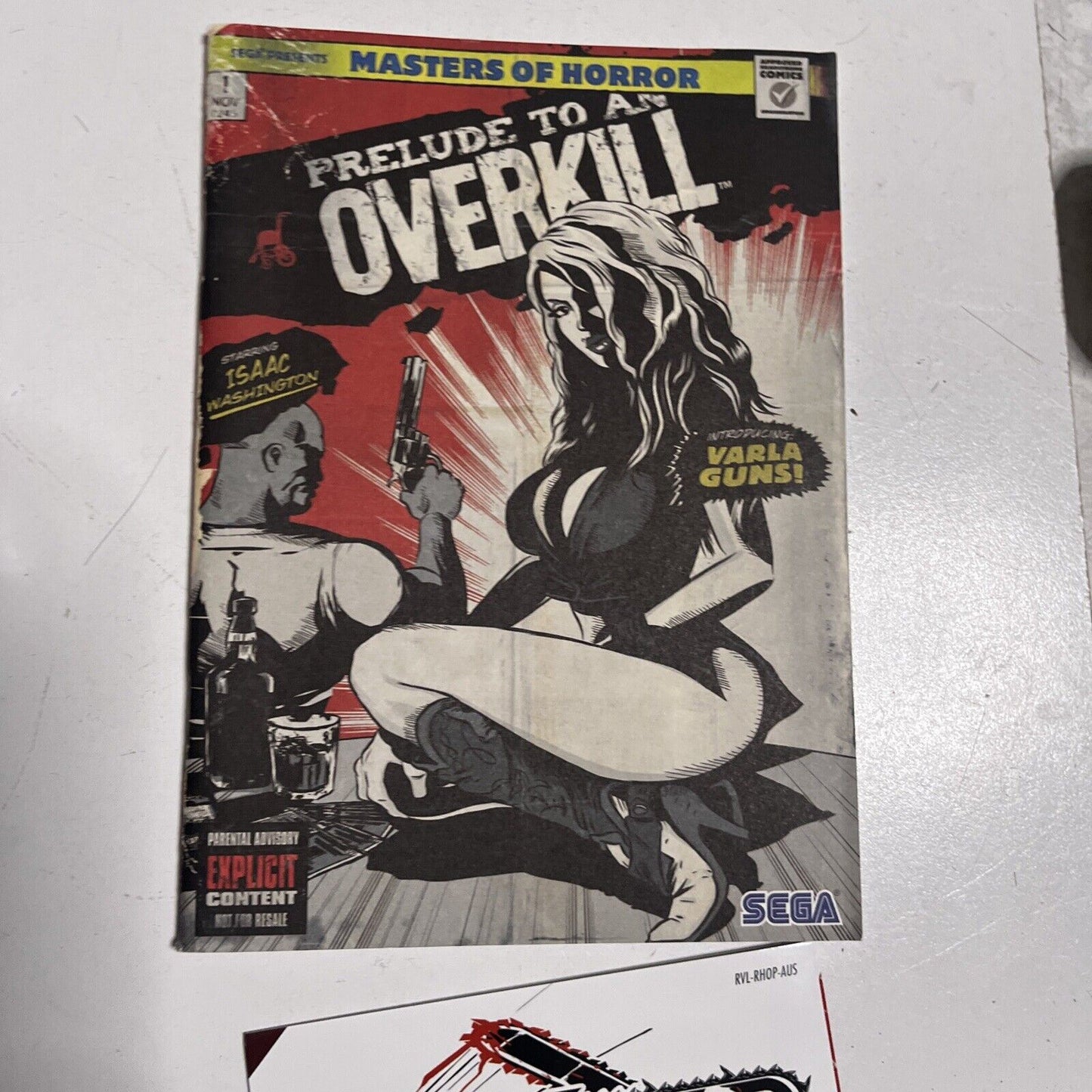 The House Of The Dead - Overkill Bang Bang Box Nintendo Wii 2x Guns PAL & Novel
