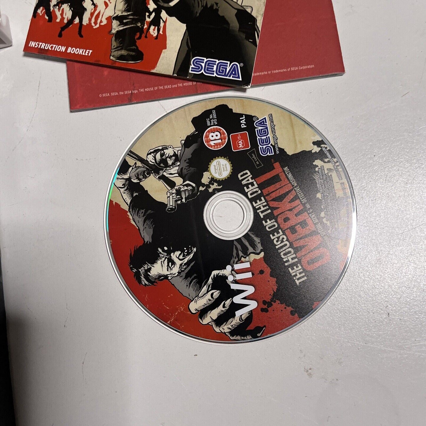 The House Of The Dead - Overkill Bang Bang Box Nintendo Wii 2x Guns PAL & Novel