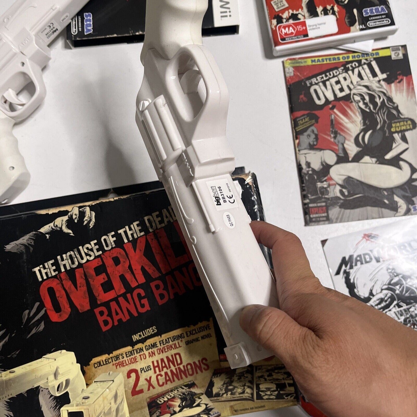 The House Of The Dead - Overkill Bang Bang Box Nintendo Wii 2x Guns PAL & Novel