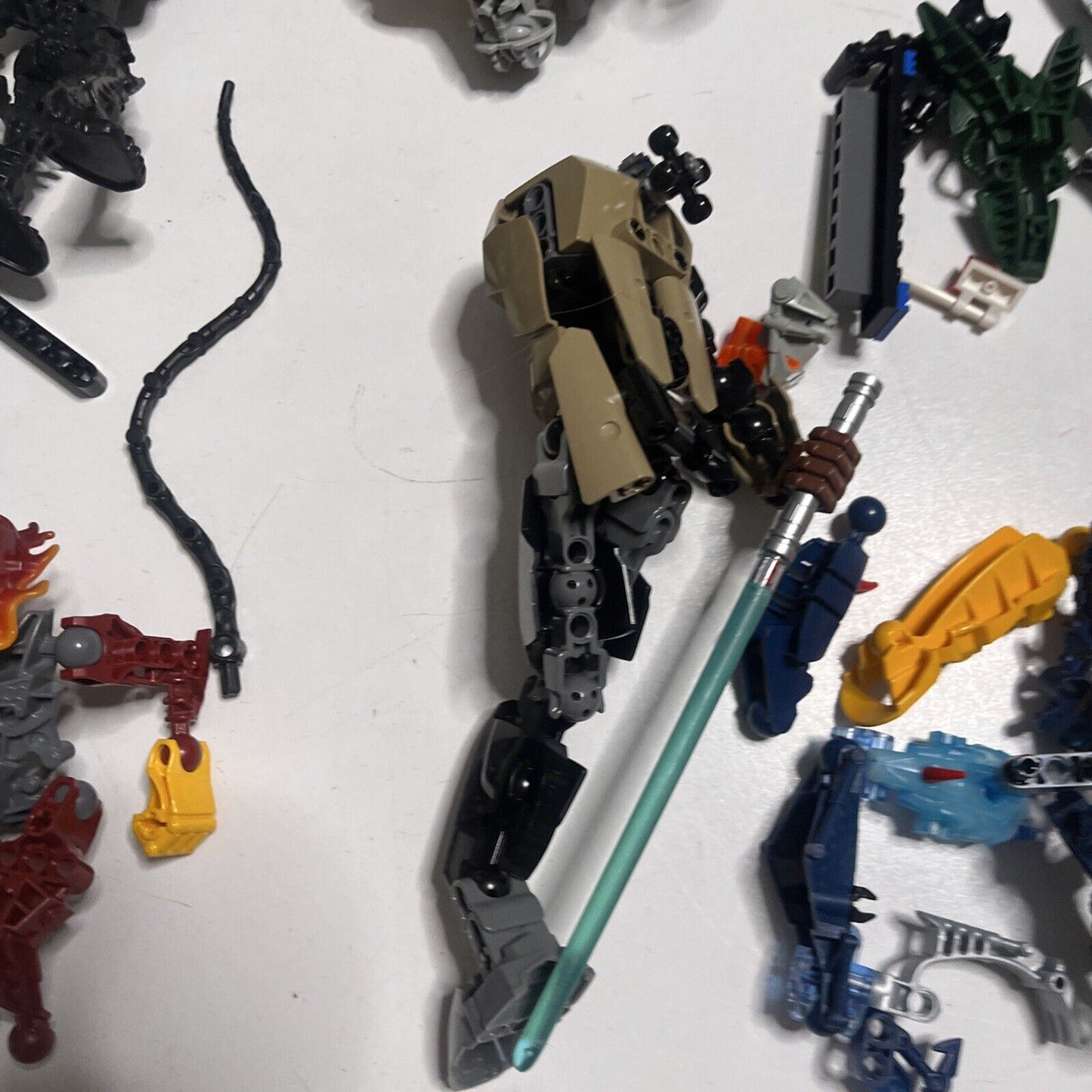 Lego Bionicle 410g Assorted Characters Weapons and Pieces