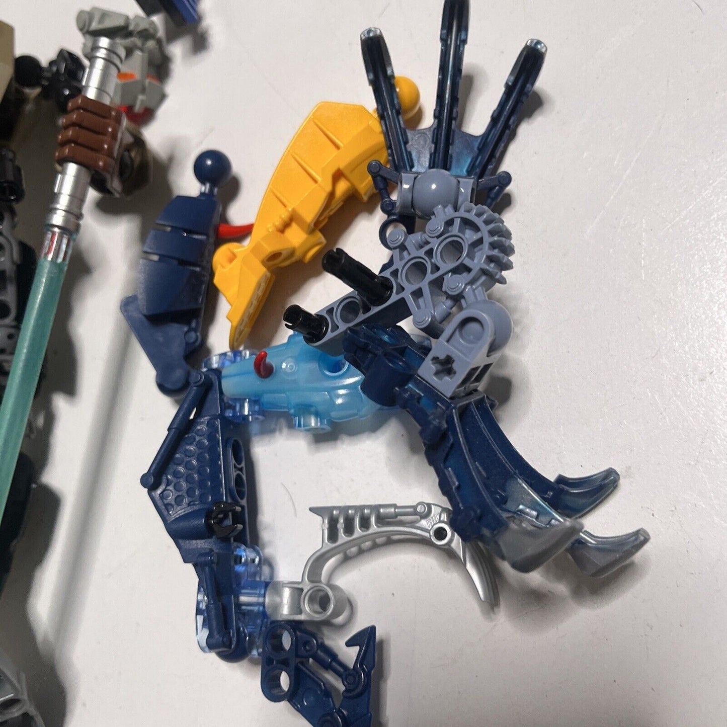 Lego Bionicle 410g Assorted Characters Weapons and Pieces